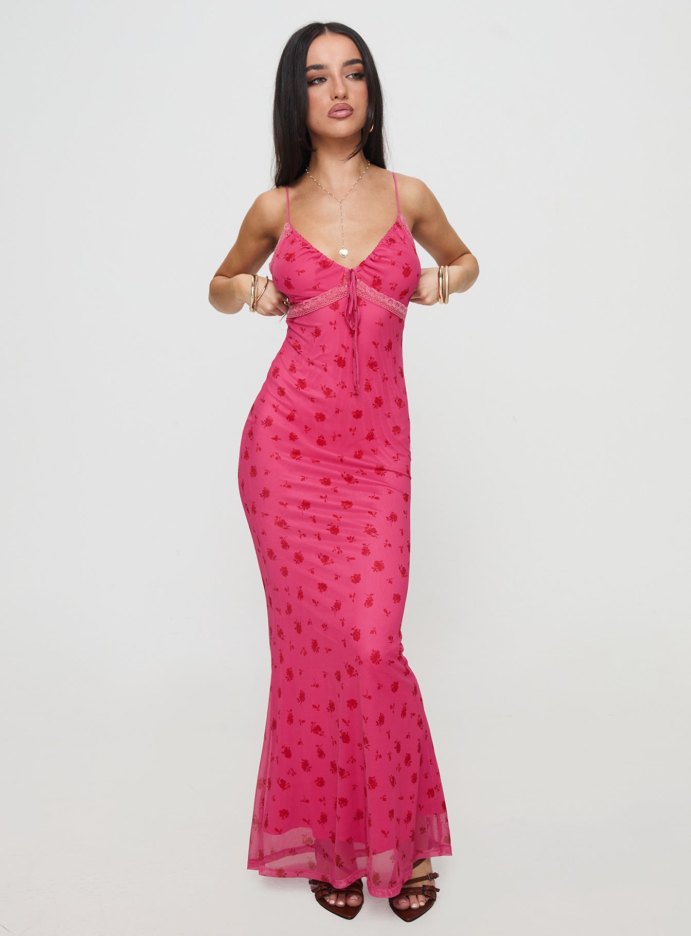 Nevelle Dress Pink Floral Outlet Footaction