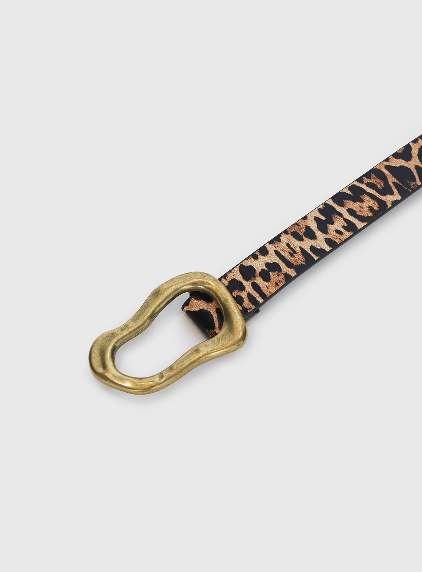 Leto Belt Leopard / Gold Latest Sale Online