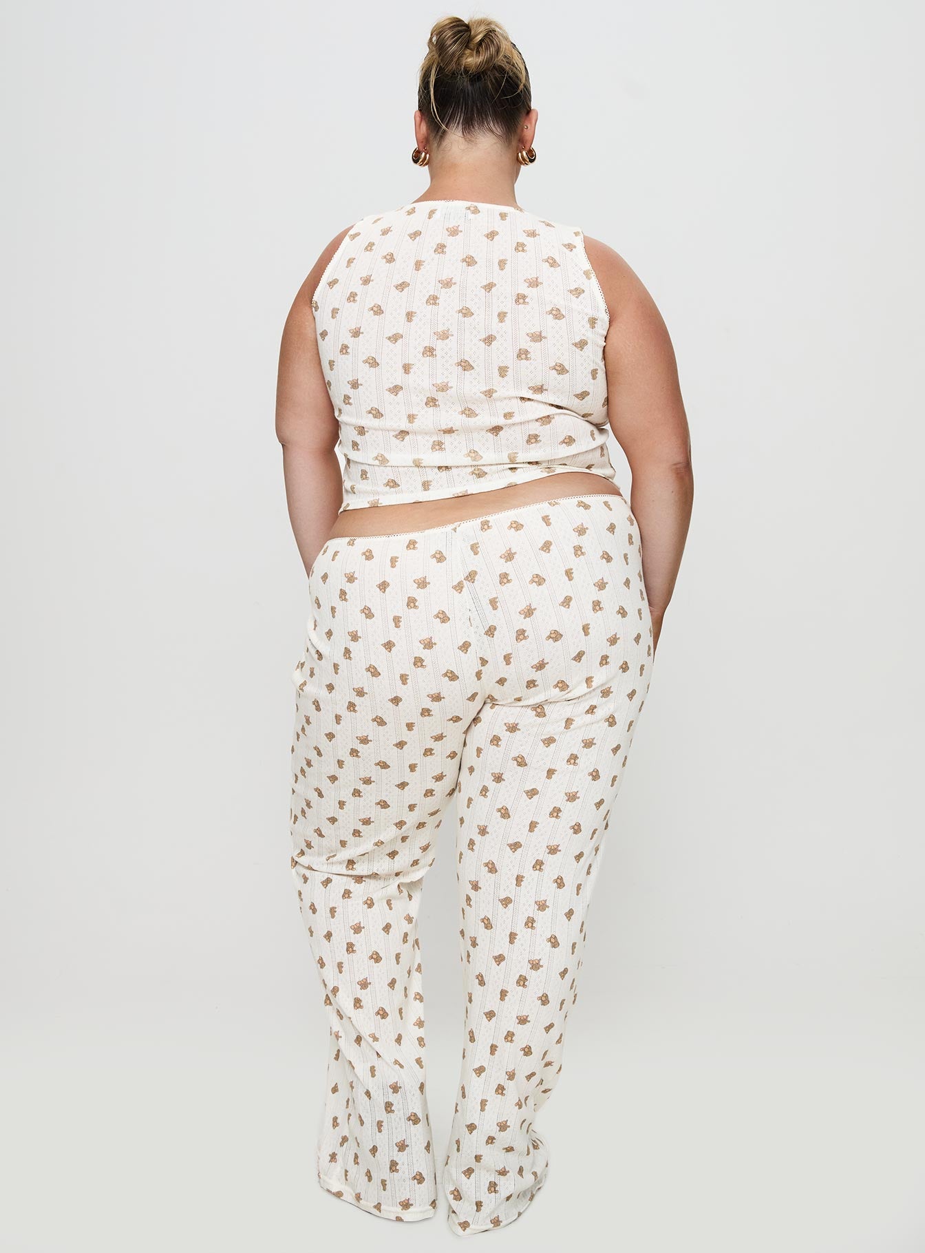 Sleepytea Pointelle Sleep Pant Multi Curve Cheap Order