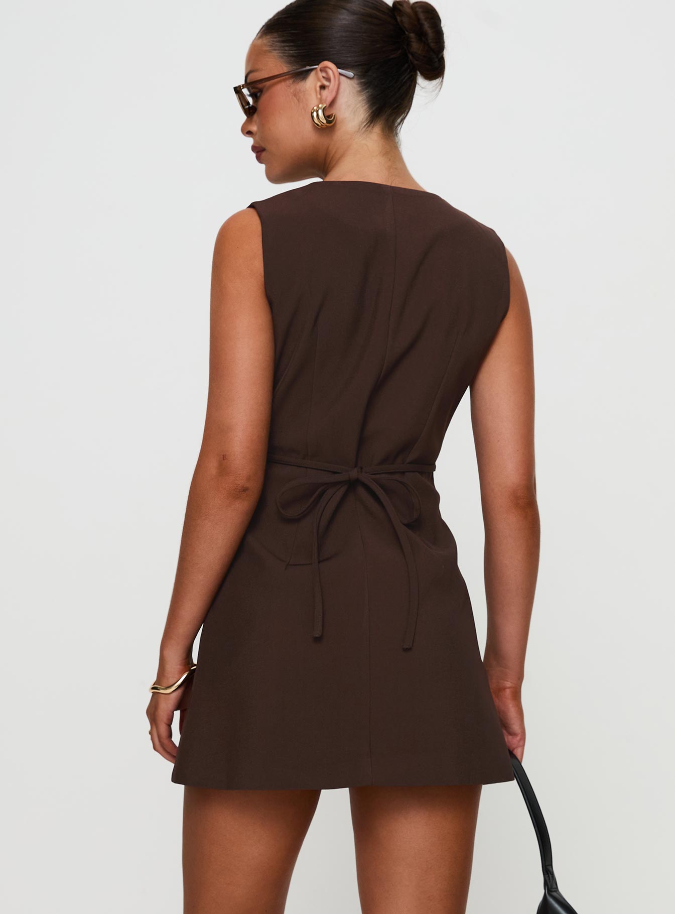 Laire Mini Dress Chocolate Very Cheap Sale Online