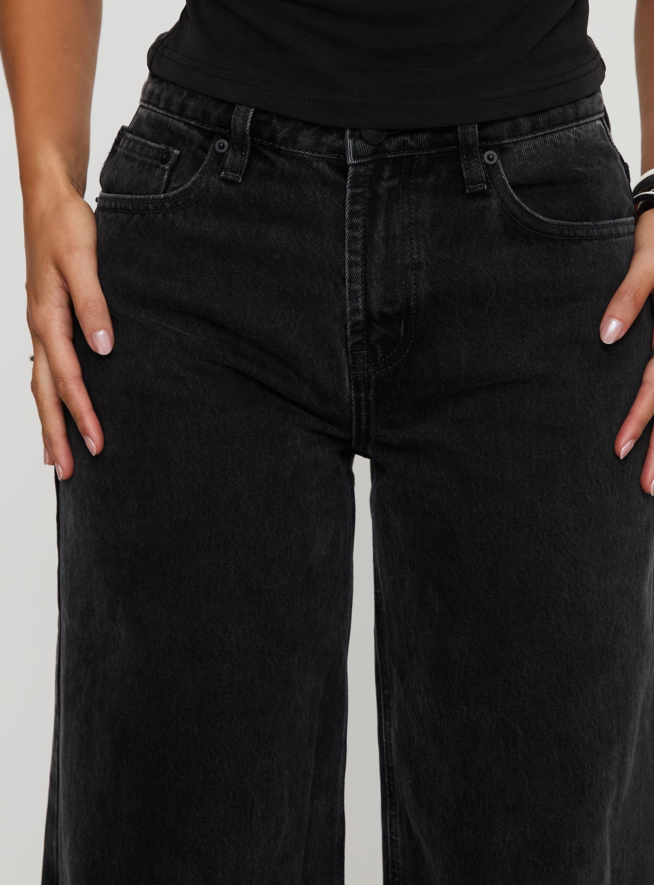 Toby Low Ultra Baggy Jean Charcoal 2025 New For Sale