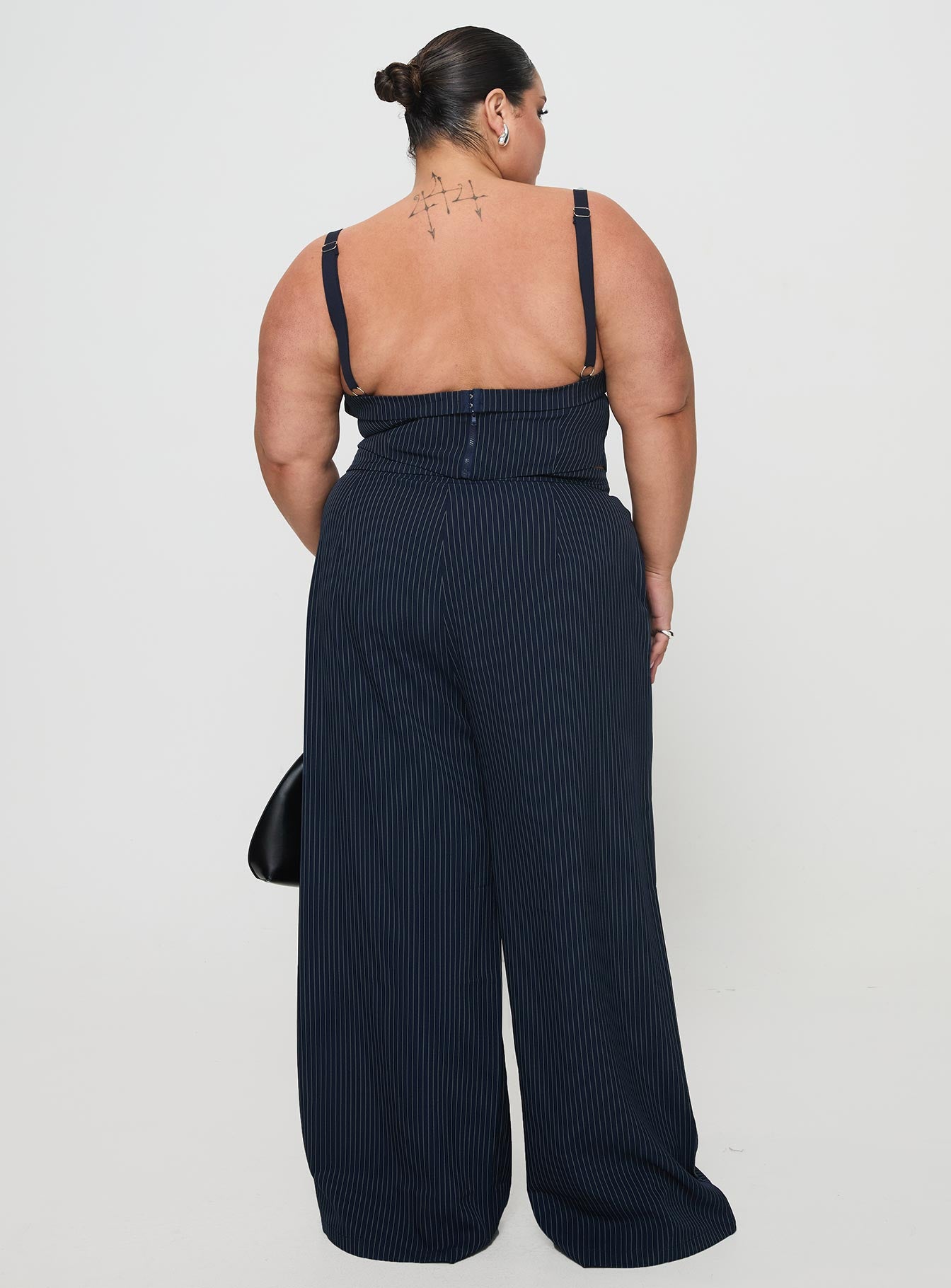 Briana Set Navy Pinstripe Curve Where To Buy