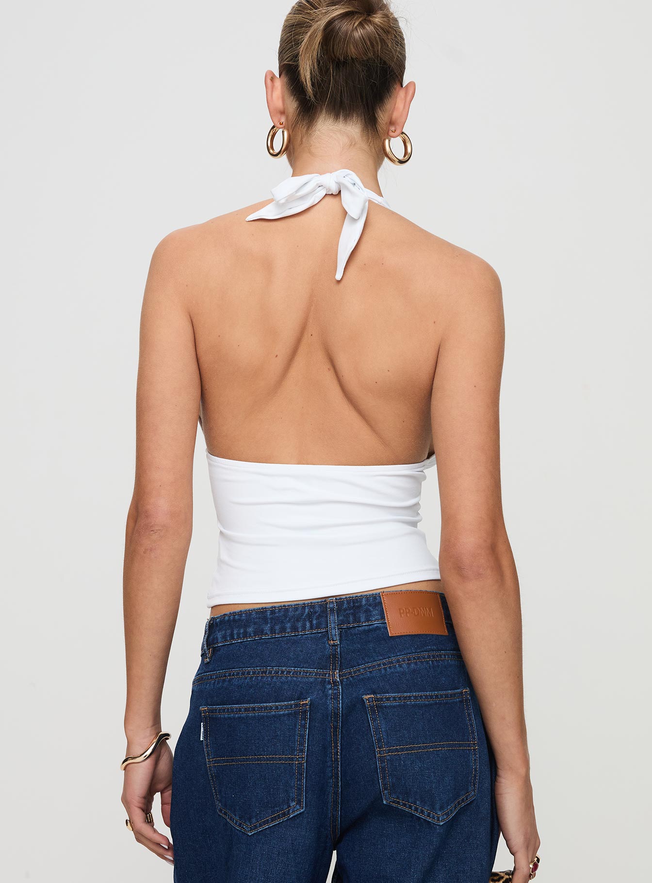 Whimsy Halter Top White Cheap Pice Buy Discount