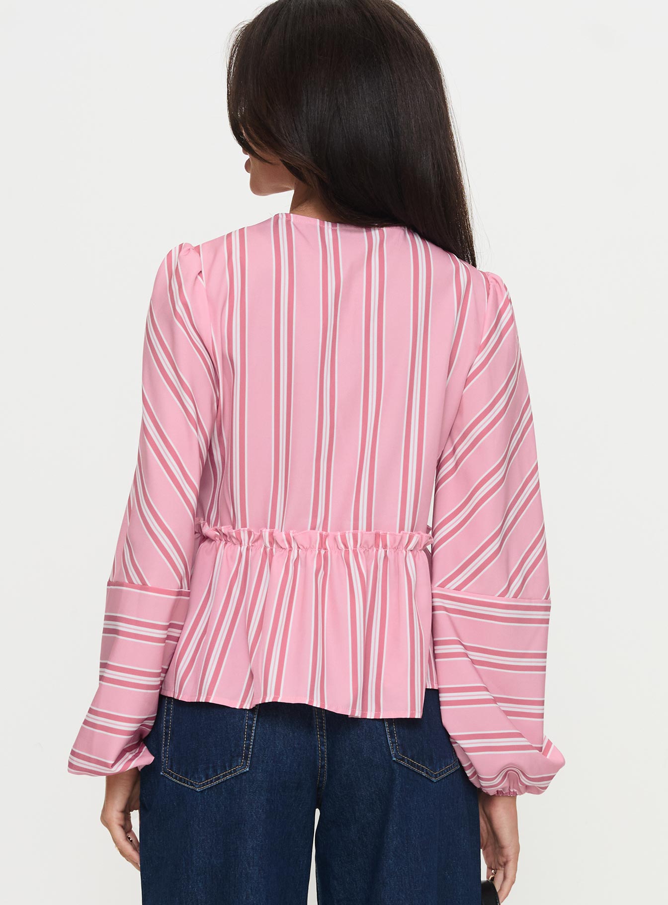 Cindylou Long Sleeve Top Pink Stripe Buy Cheap Classic