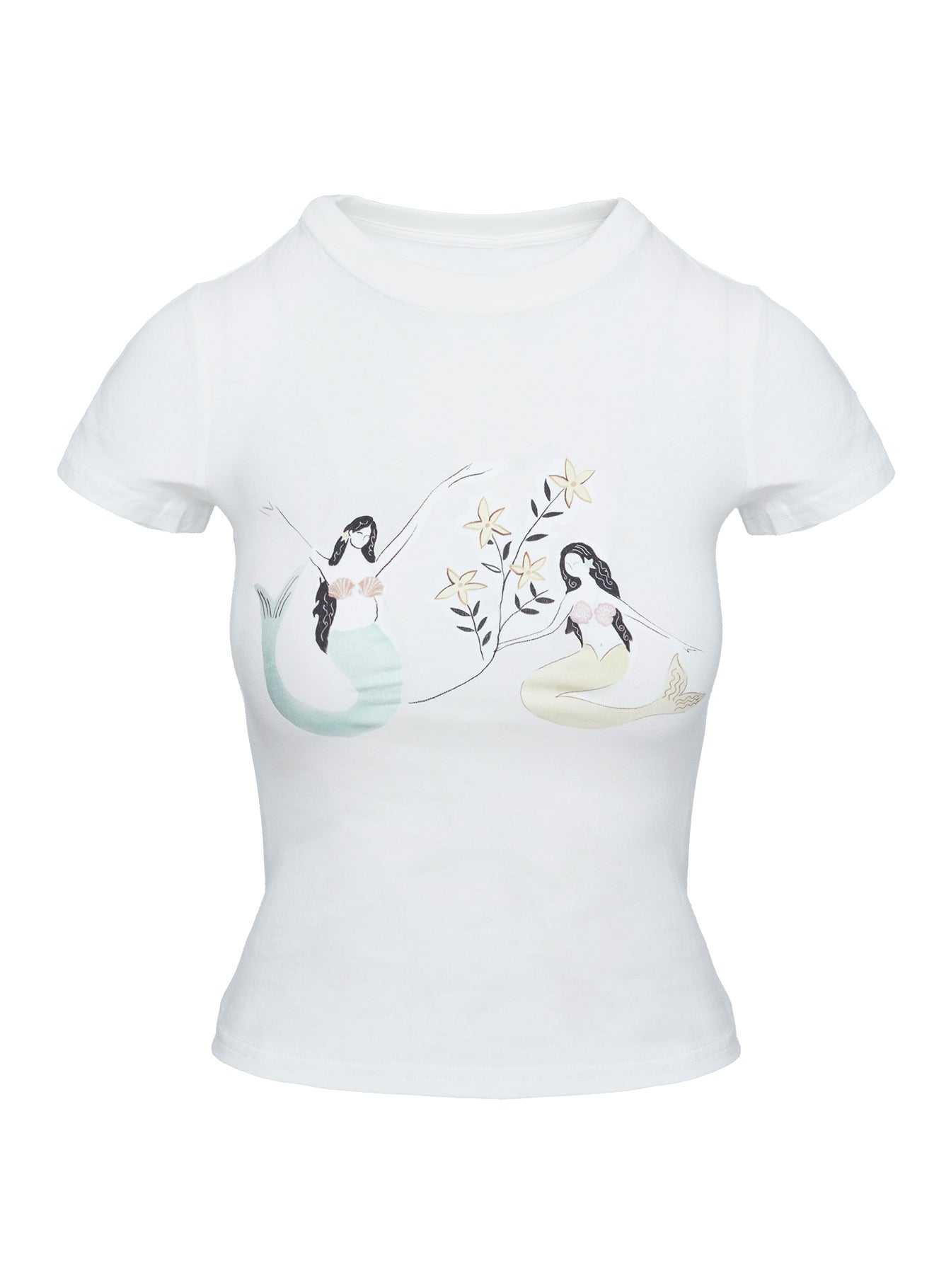 Mermaid Soul Tee White Outlet Shop