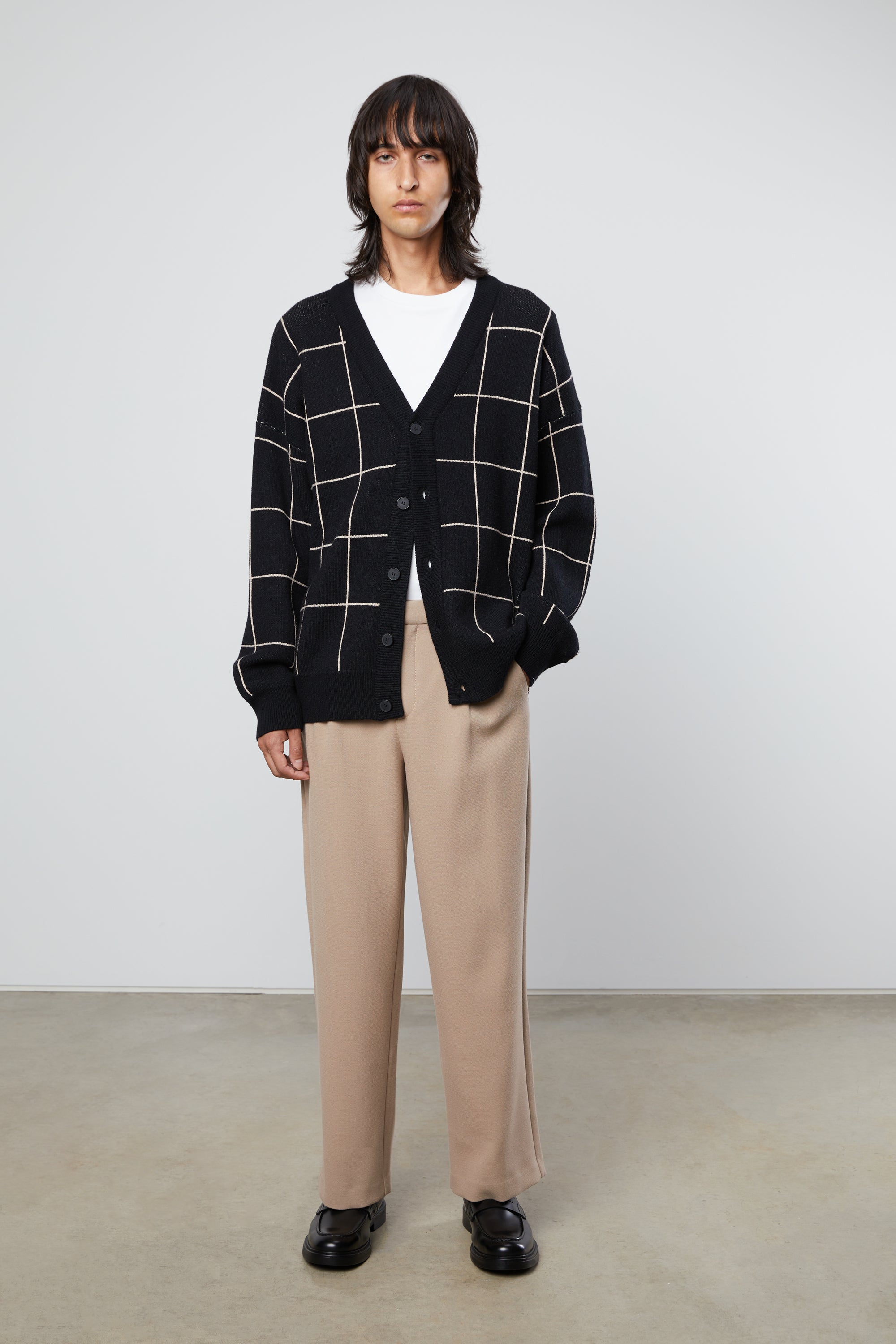 GRID CARDIGAN Discount The Cheapest