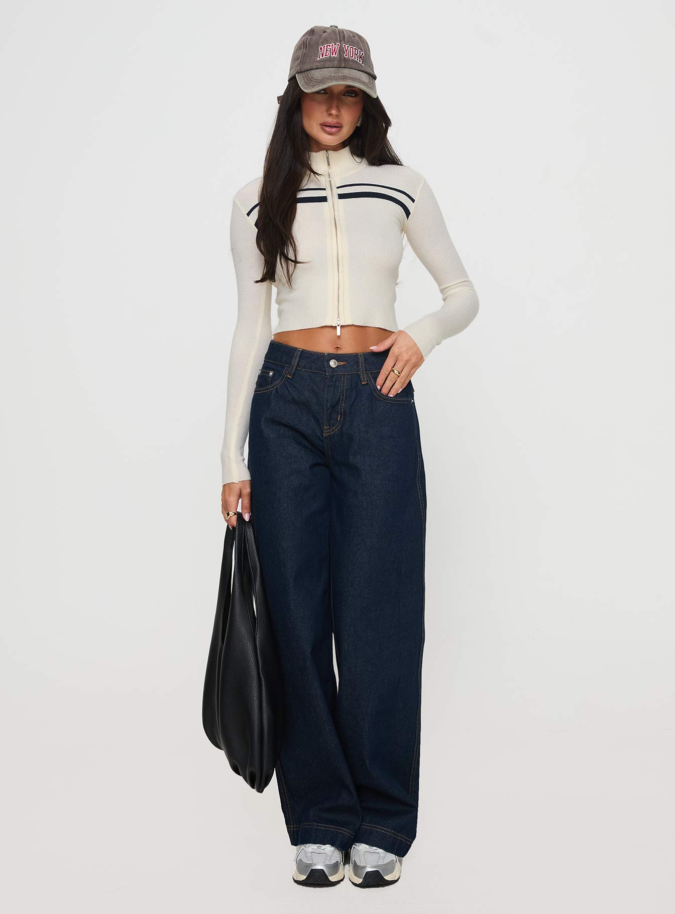 Slow It Down Long Sleeve Top Cream Cheap Sale Store