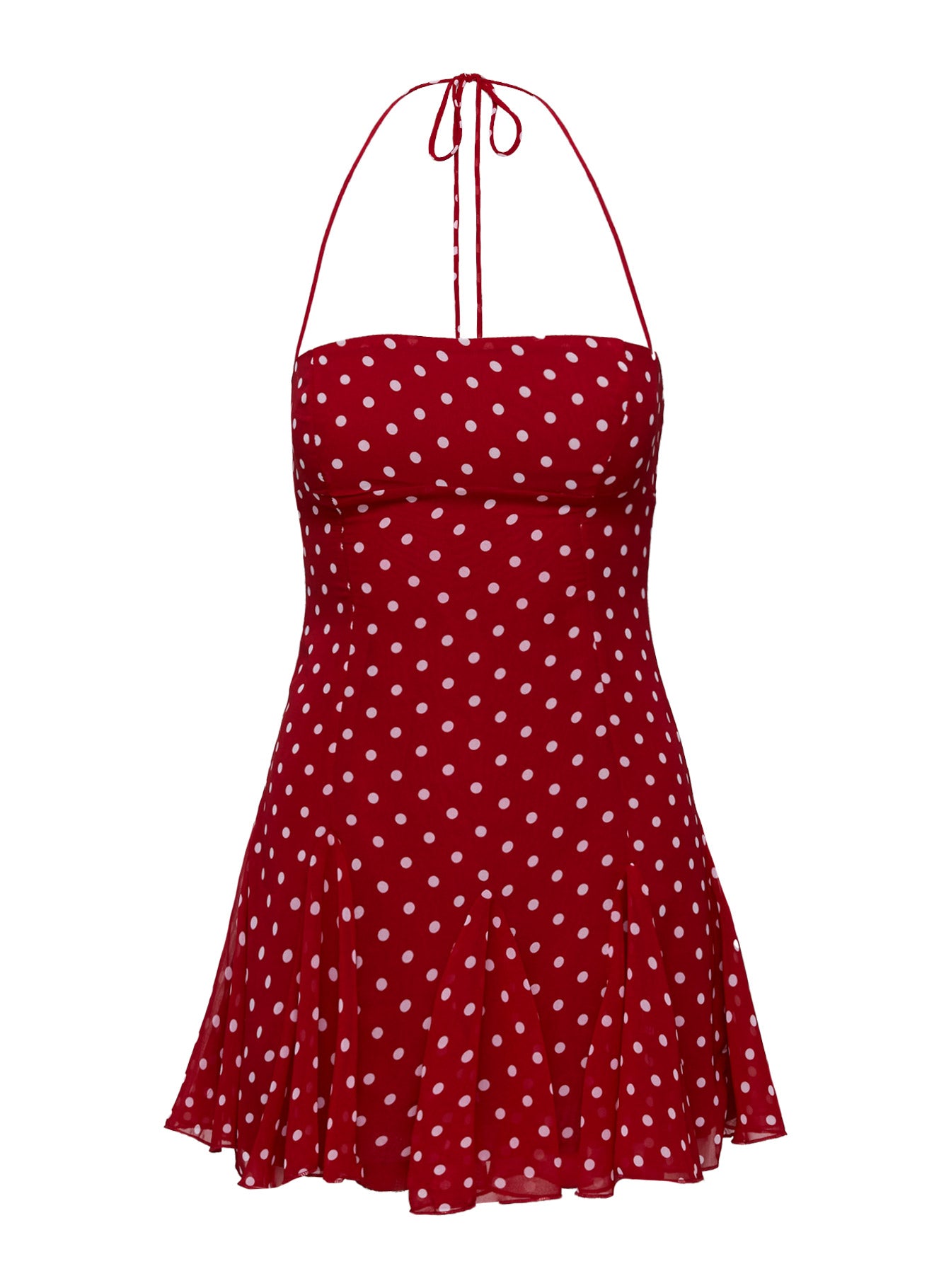 Delamere Mini Dress Red Polka Cheap Sale Sale