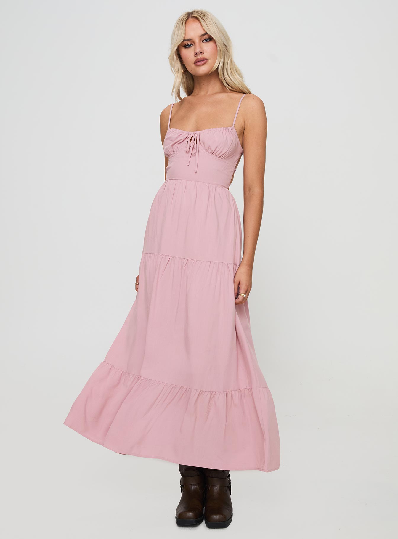 Juzen Maxi Dress Pink Low Pice Cheap Online