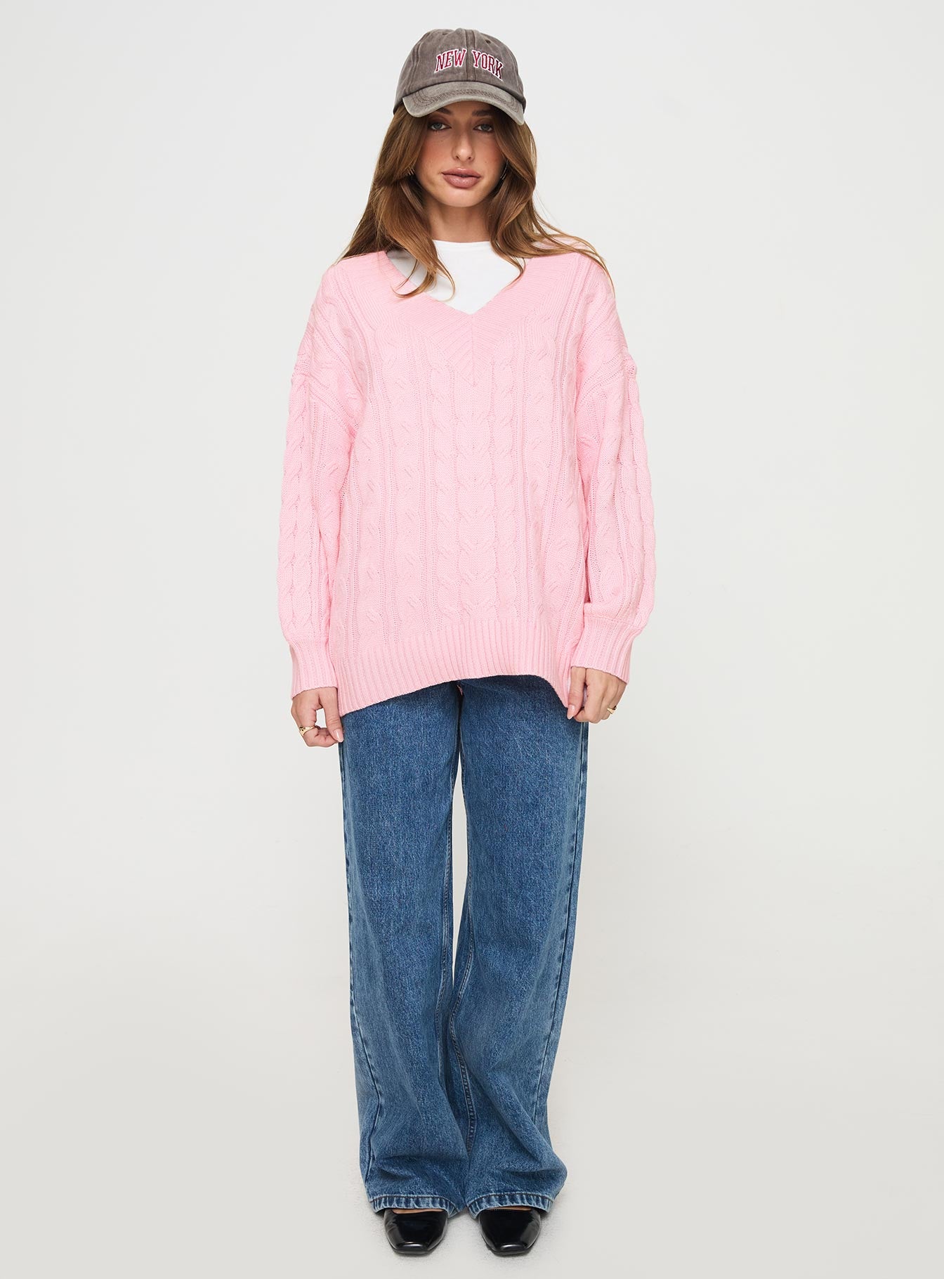 Moldova Knit Sweater Pink Safe Shopping Cheap Online