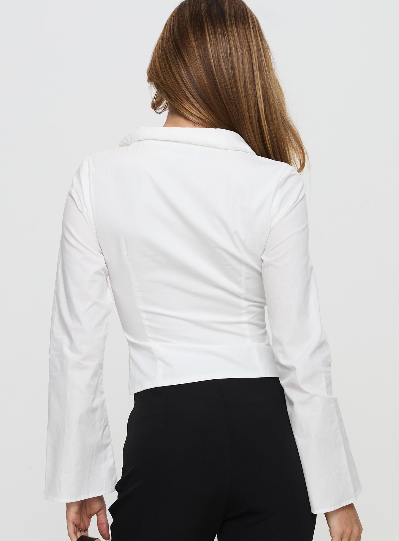 Work Of Art Long Sleeve Top White Clearance Wiki