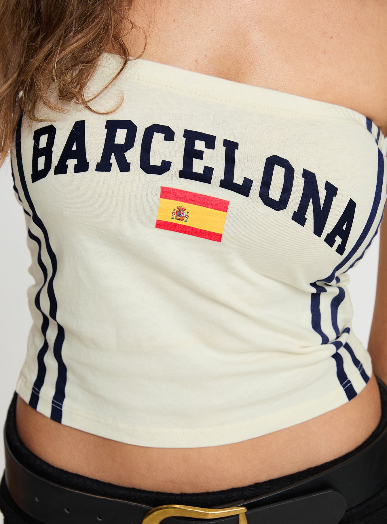 Barcelona Tube Top White Buy Cheap How Much