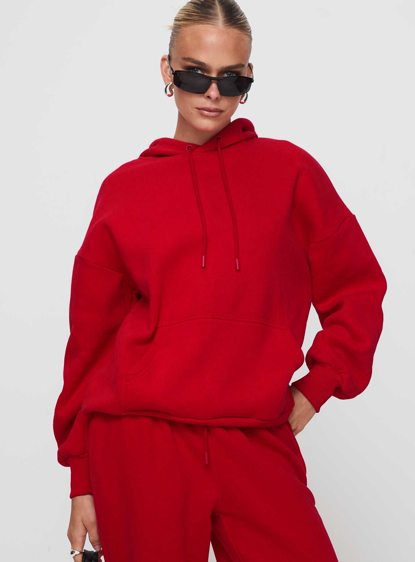 Dream Fleece Classic Hoodie Red Fast Delivery Online