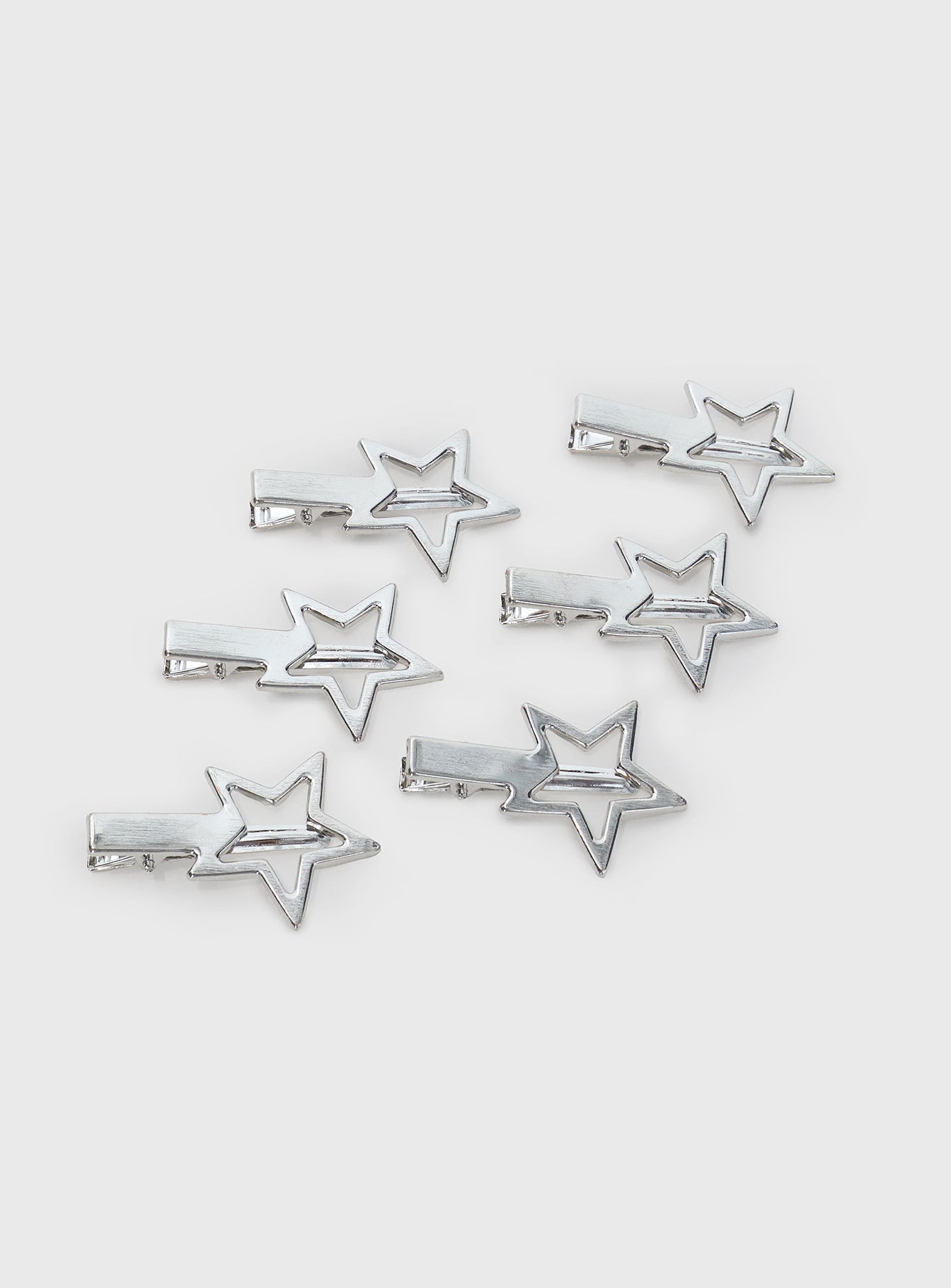 Star Studded Hair Clip Pack Silver Outlet Exclusive