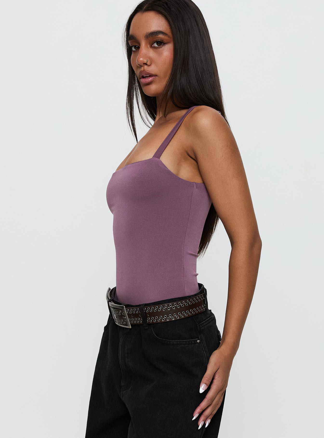 Off Stage Bodysuit Purple Outlet Get To Buy