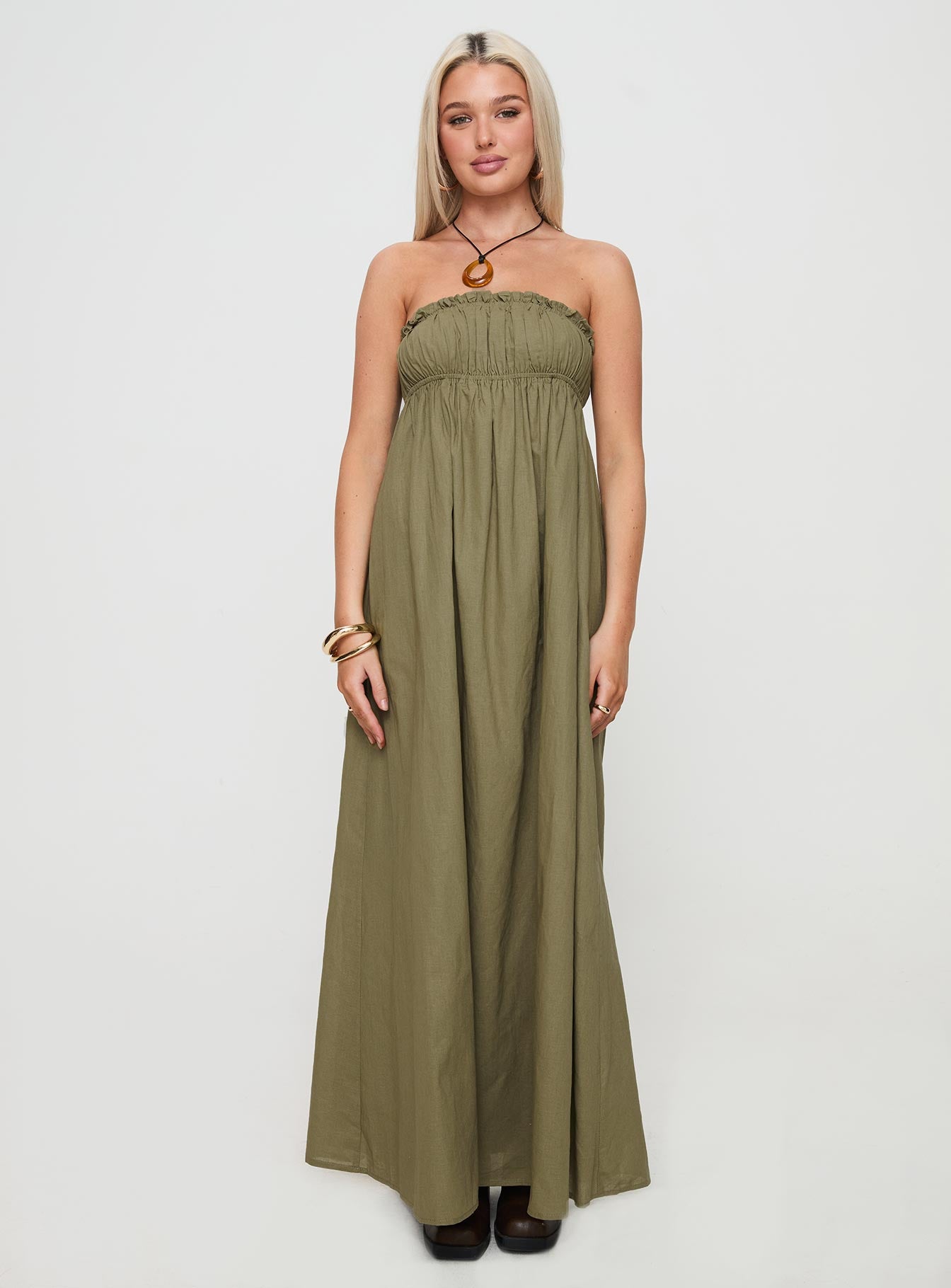 Isannah Maxi Dress Sage Clearance Low Pice