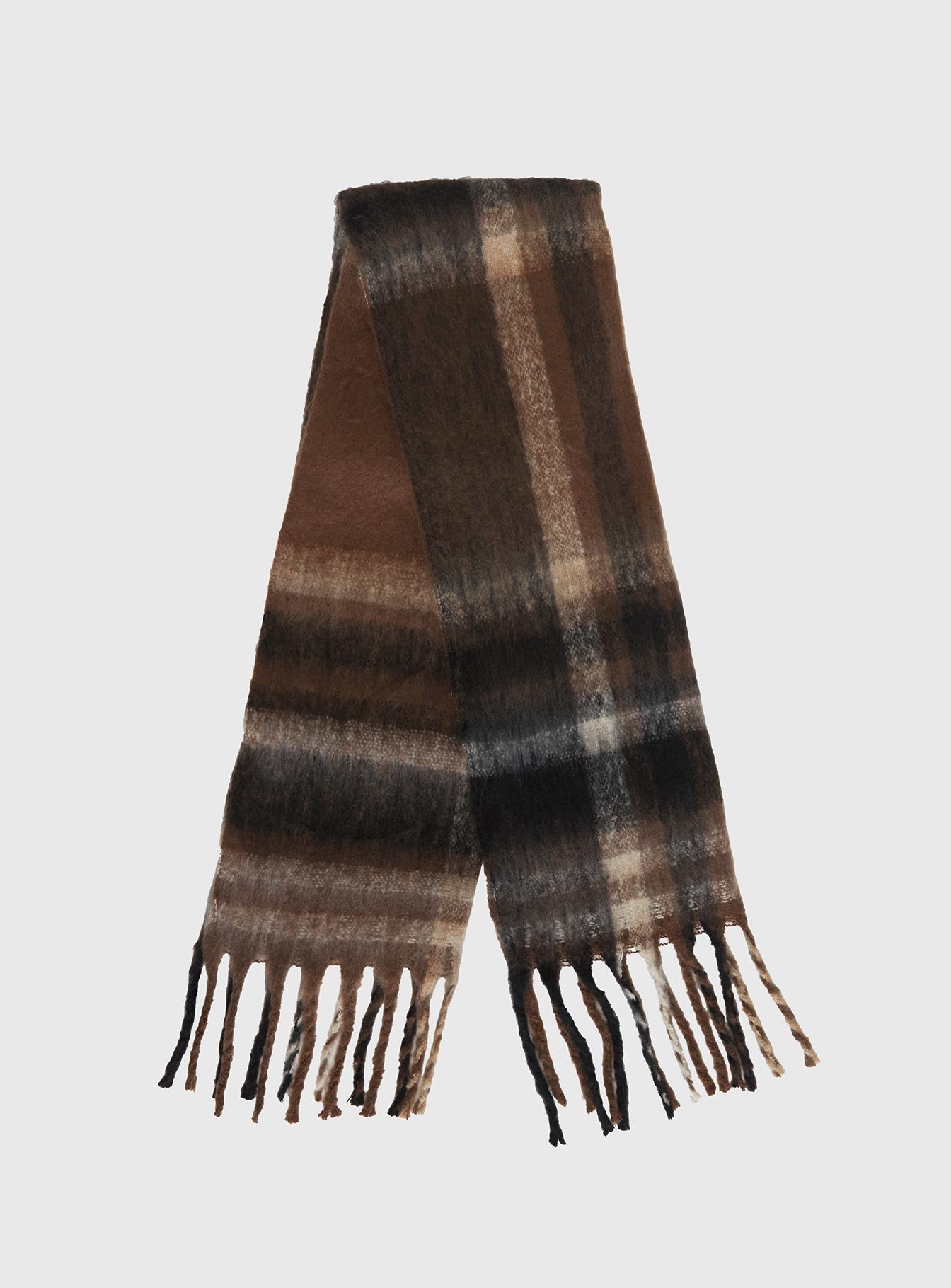 Eunoia Scarf Beige / Brown Clearance Hot Sale