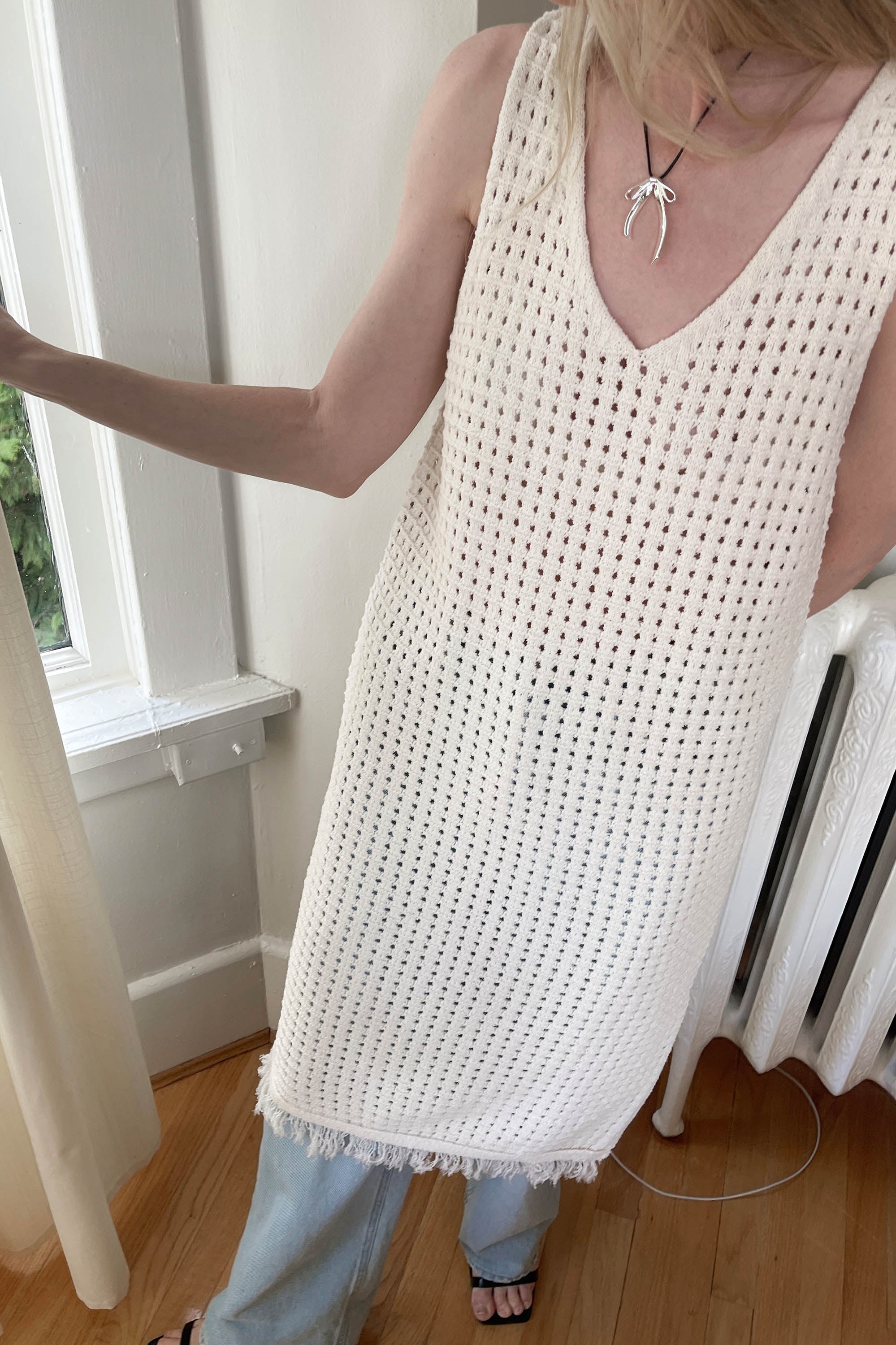 MIDI CROCHET DRESS Pices For Sale