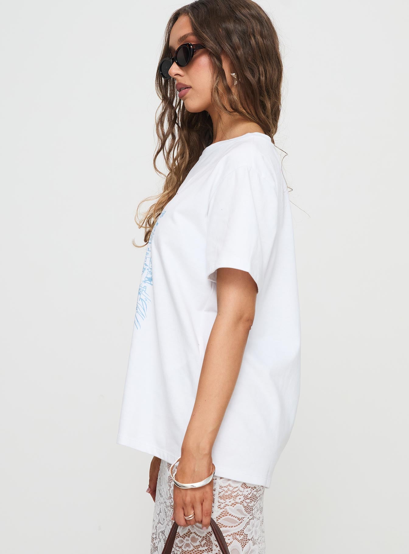 Riomaggiore Oversized Tee White Buy Cheap Shop