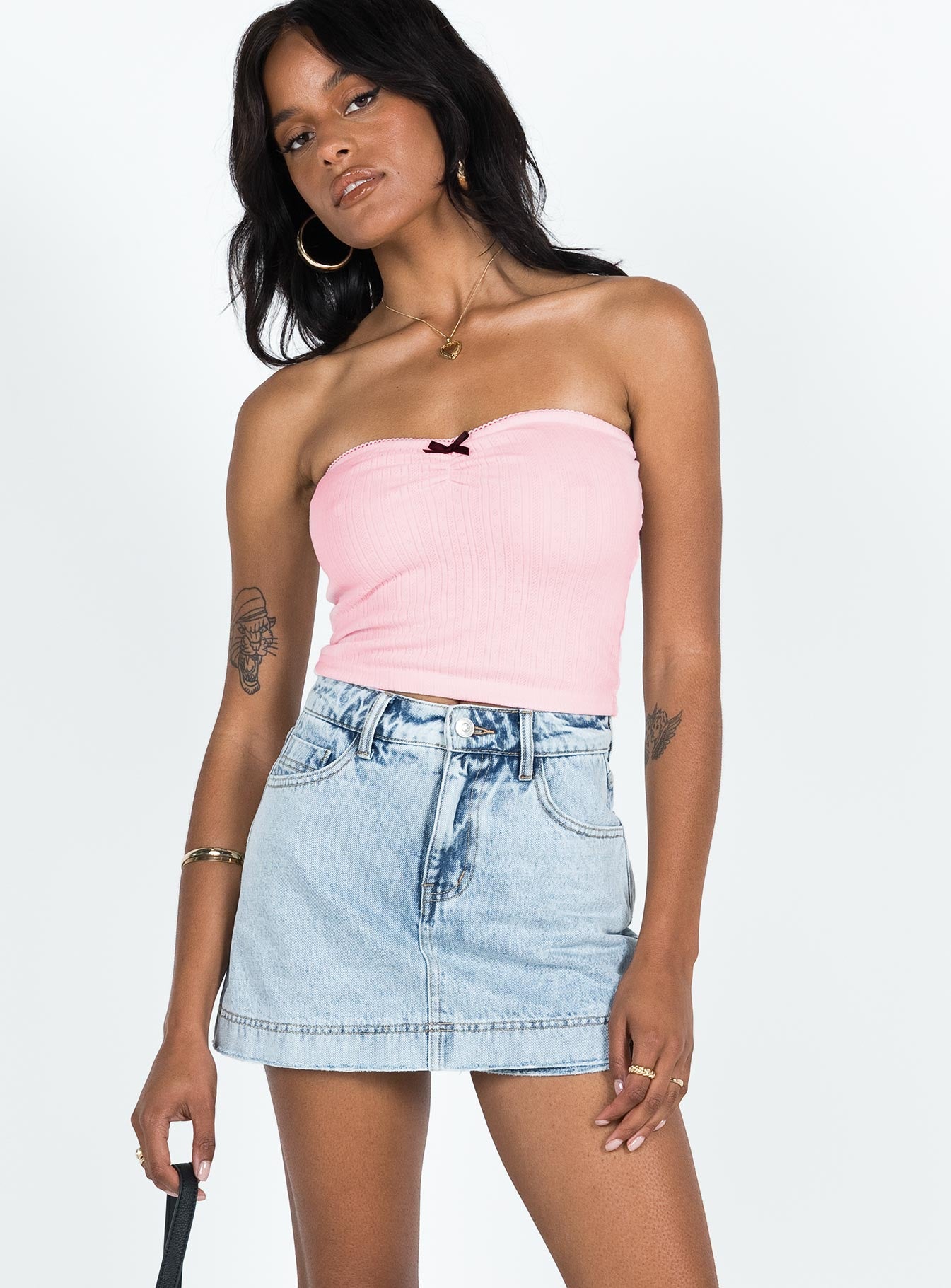 Heuston Skort Denim Pay With Paypal Online