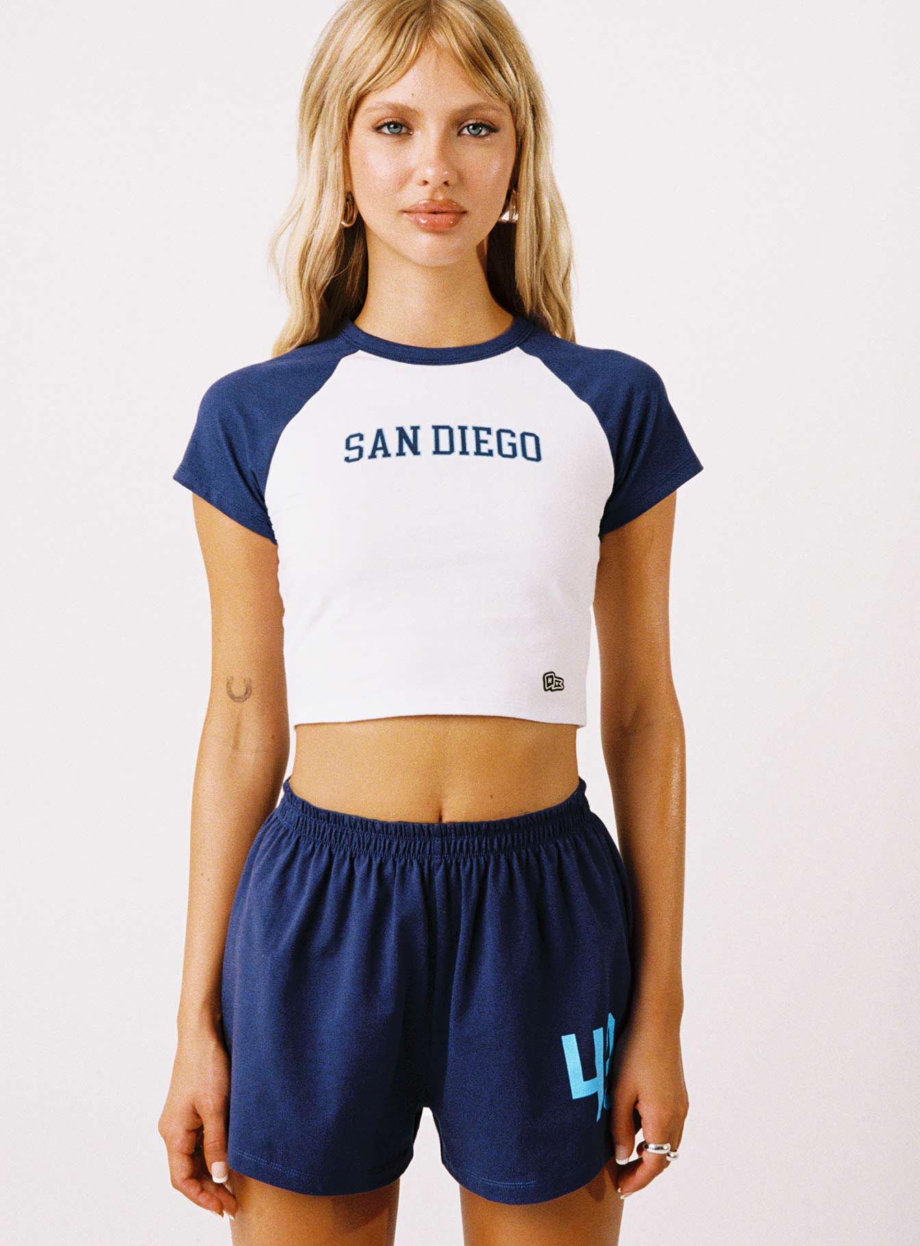 USD Homerun Tee Navy / White Cheap Sale Pay With Paypal