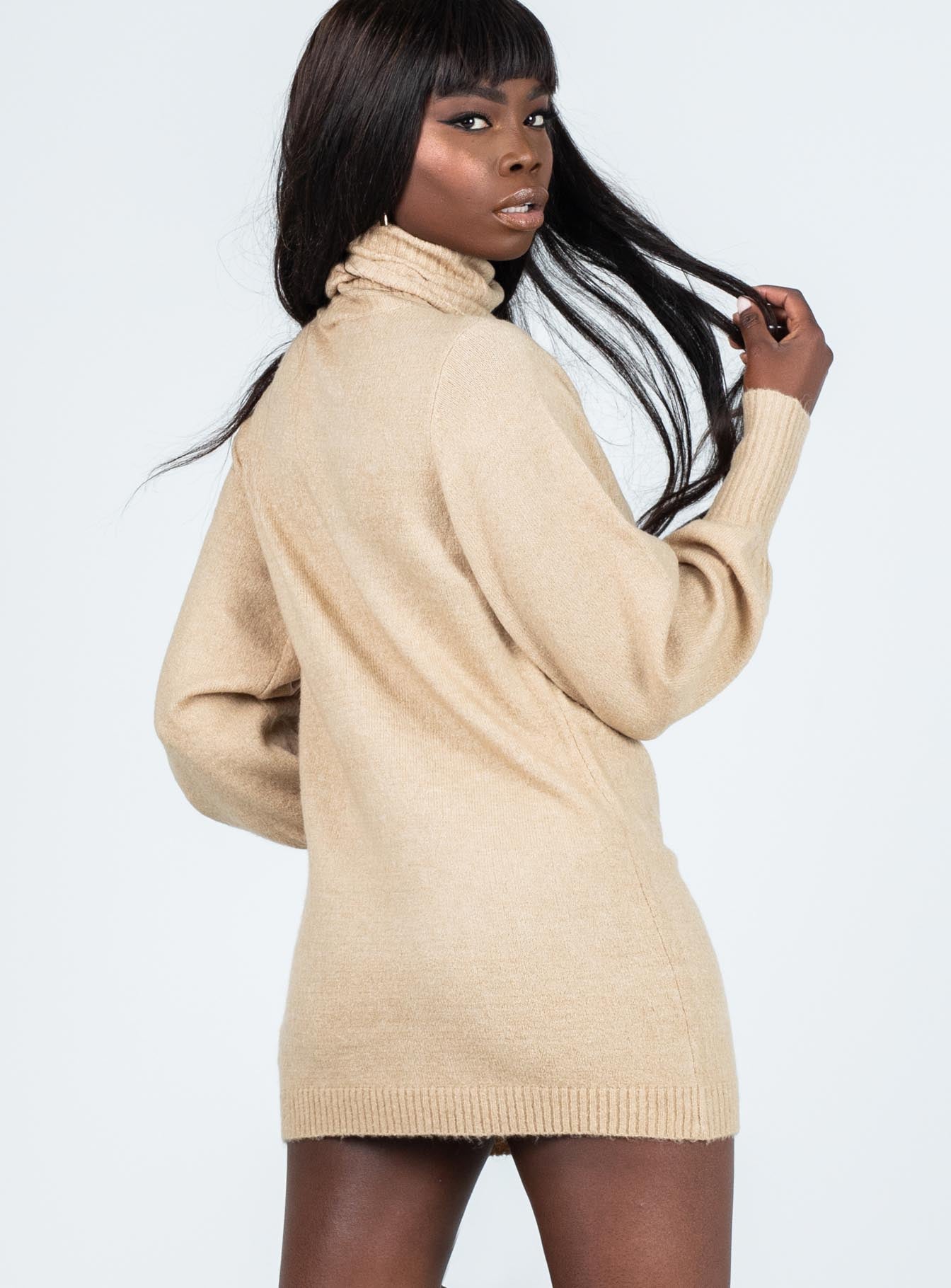 Zahara Mini Dress Beige Petite Cheap Geniue Stockist