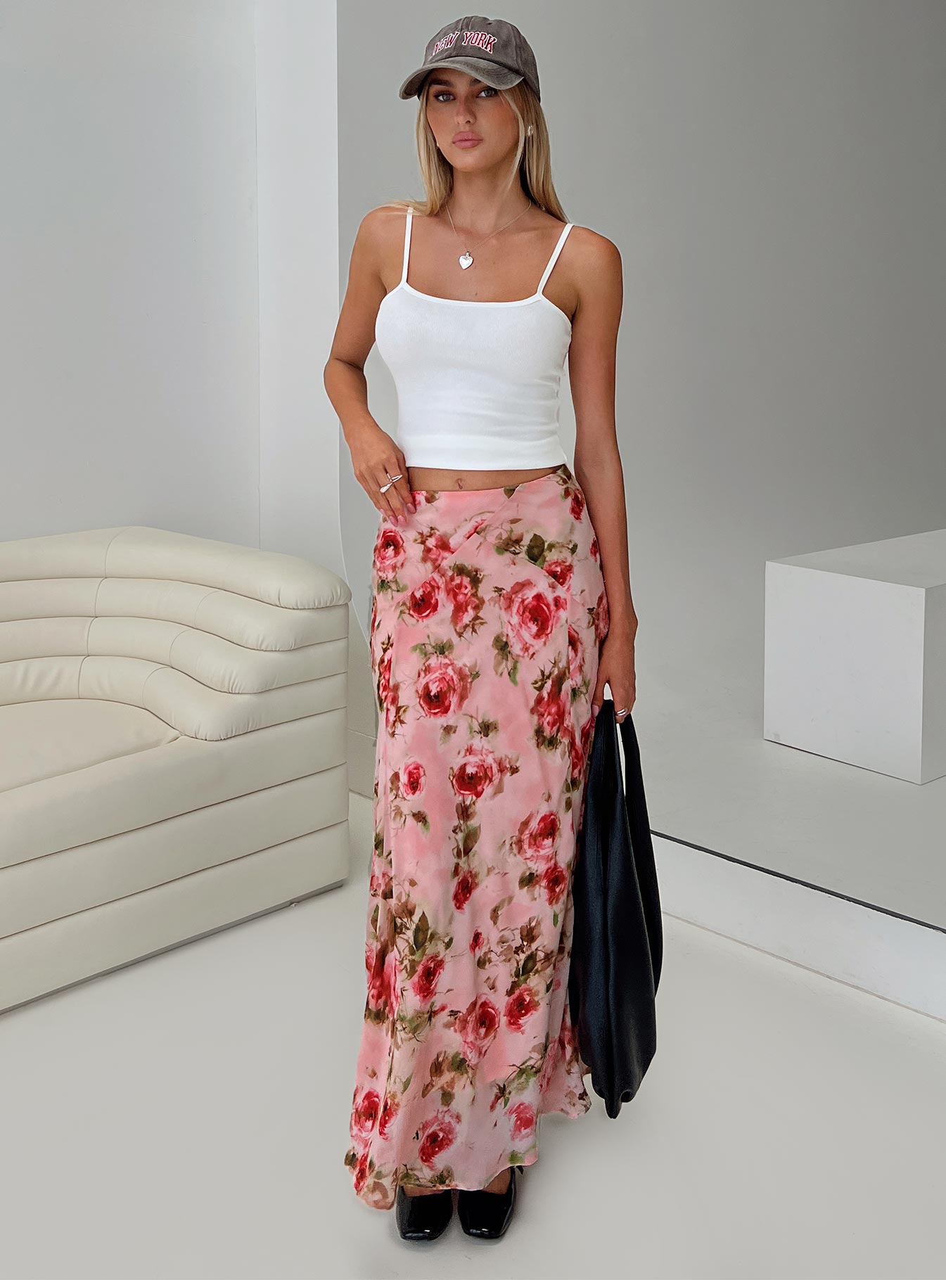 Vespera Maxi Skirt Pink Sale Footlocker Pictures