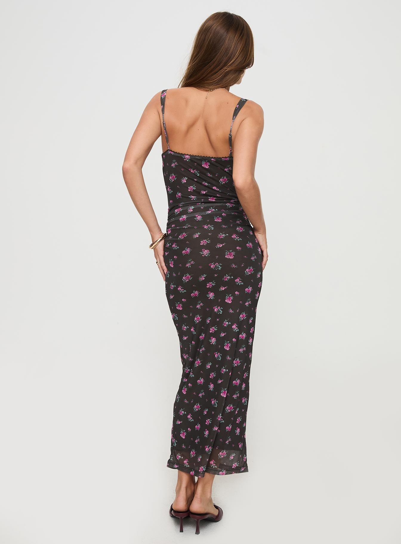 Cotter Maxi Dress Black Floral Sale Enjoy