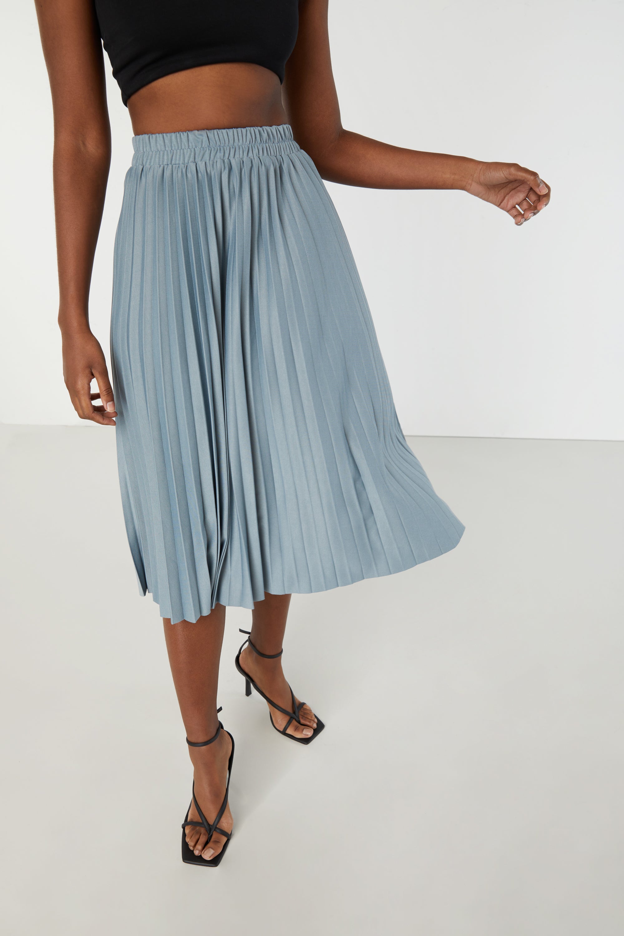 MIDI PLEATED SKIRT Free Shipping Clearance