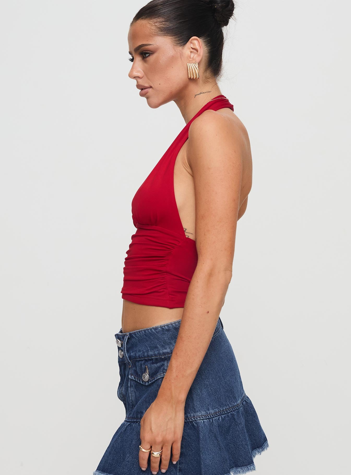 Love Coast Top Red Free Shipping Online