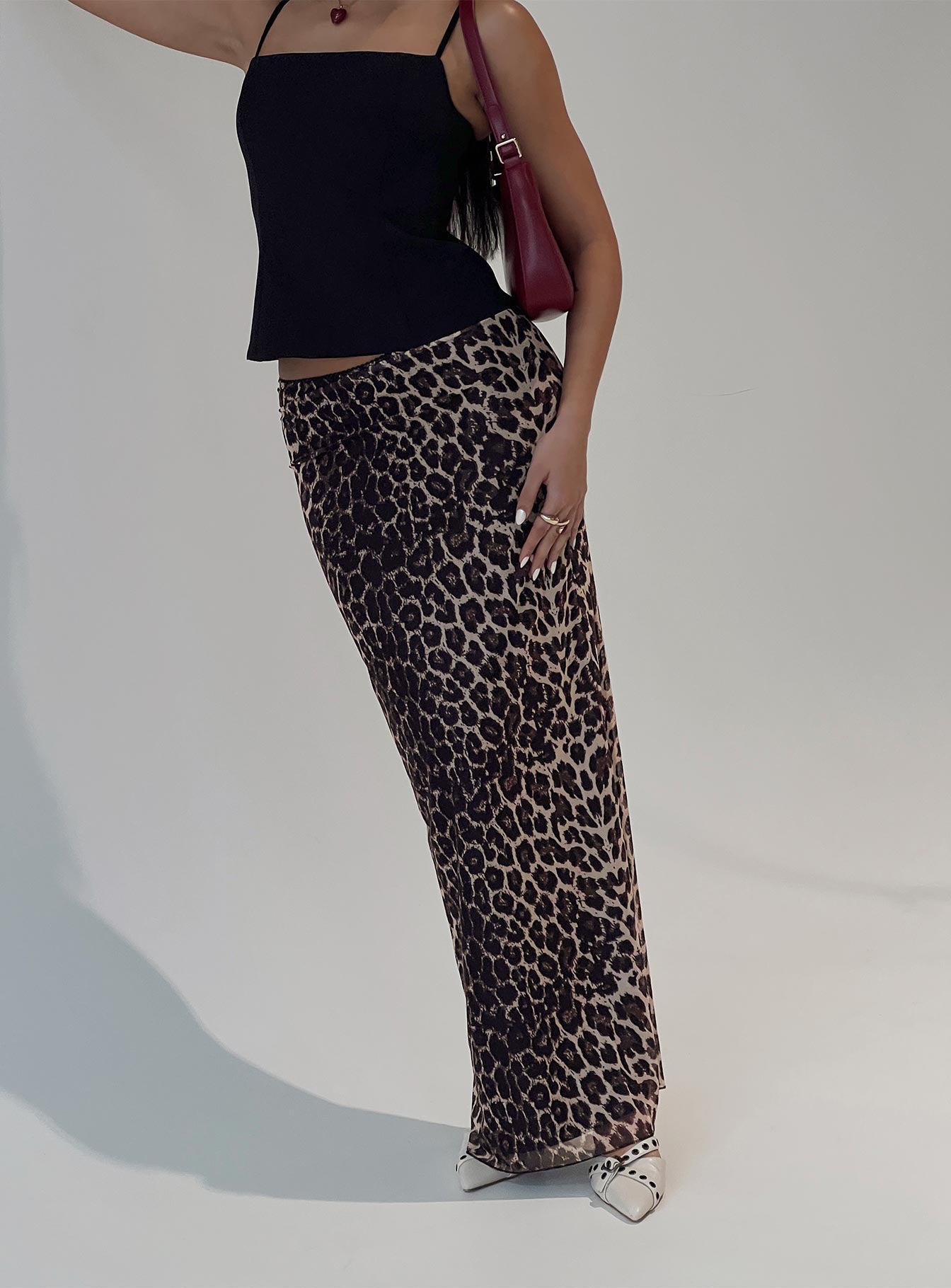 Ergo Maxi Skirt Leopard Tall Professional Online