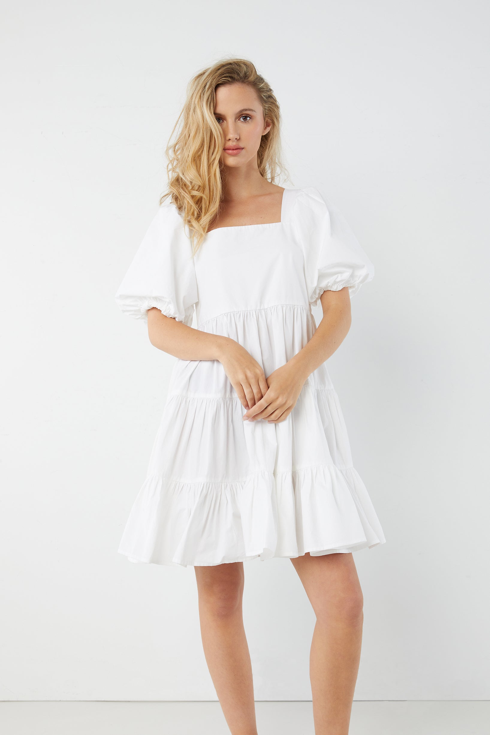 PUFF SLEEVE DRESS The Cheapest