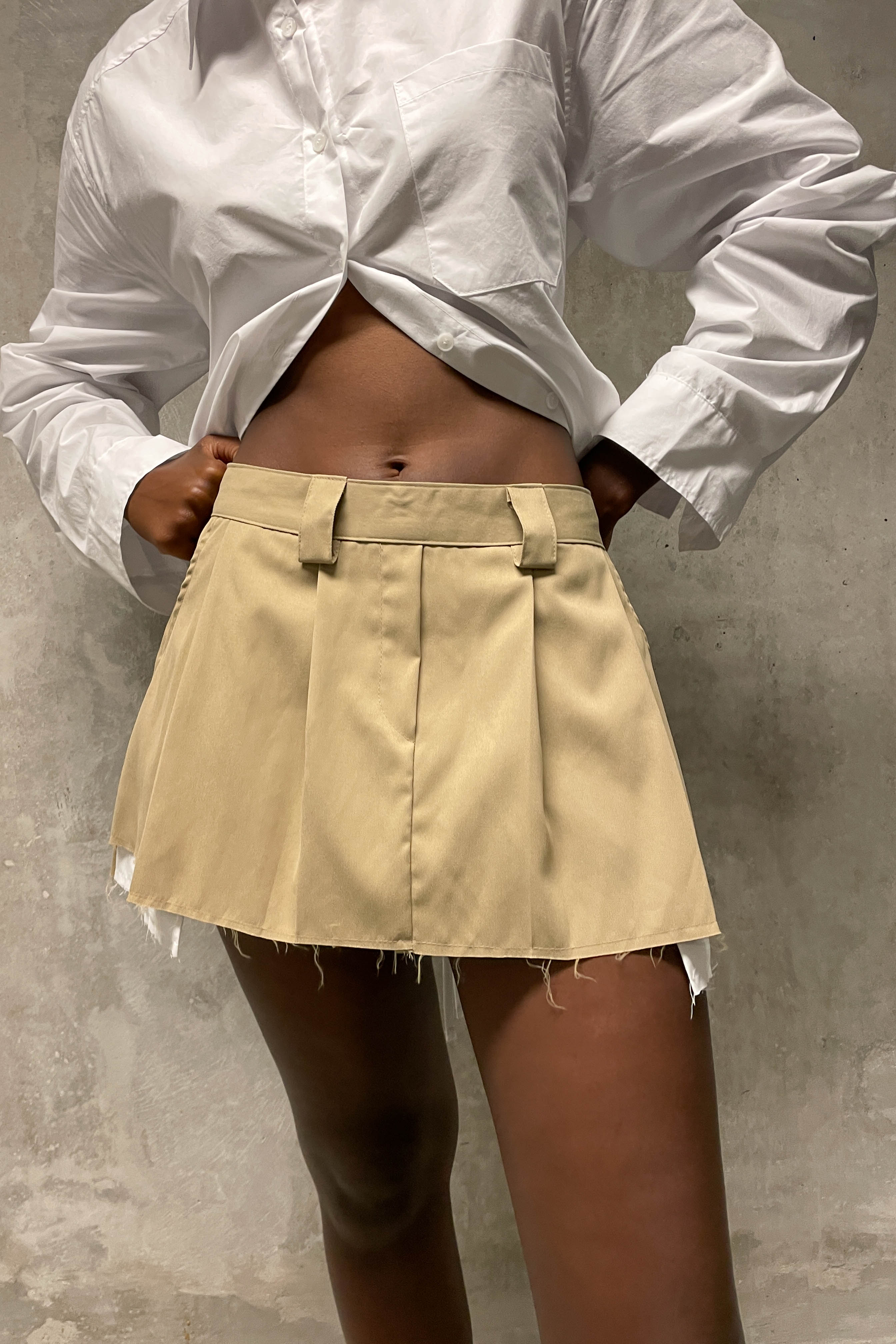 PLEATED MINI SKIRT Buy Cheap Fashion Style