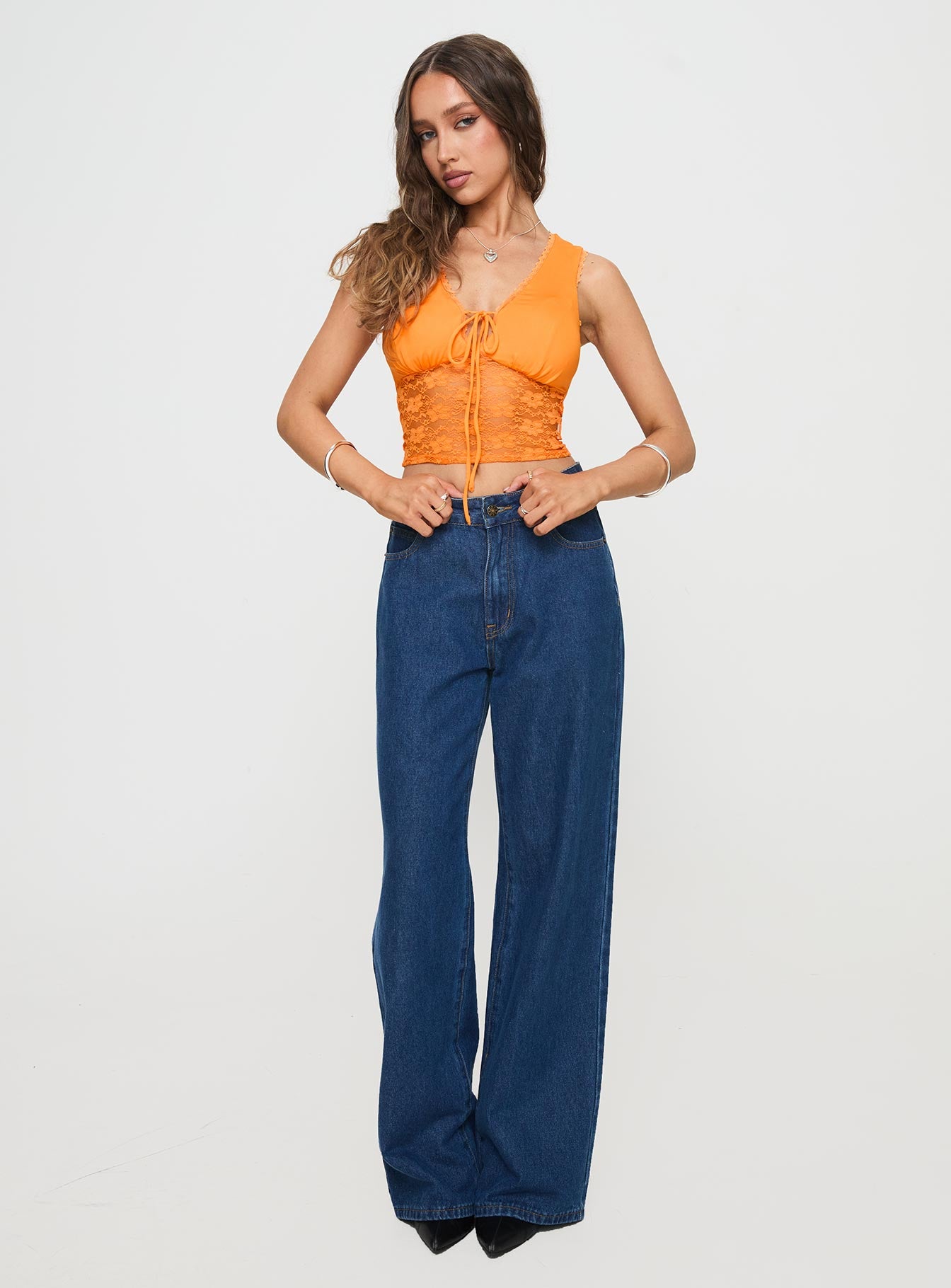 Isolde Top Orange Supply Online