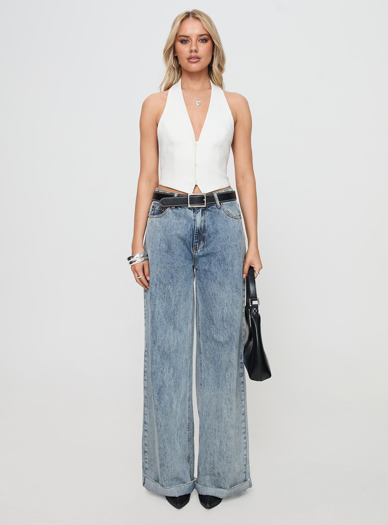Je Suis Halter White Discount 2025