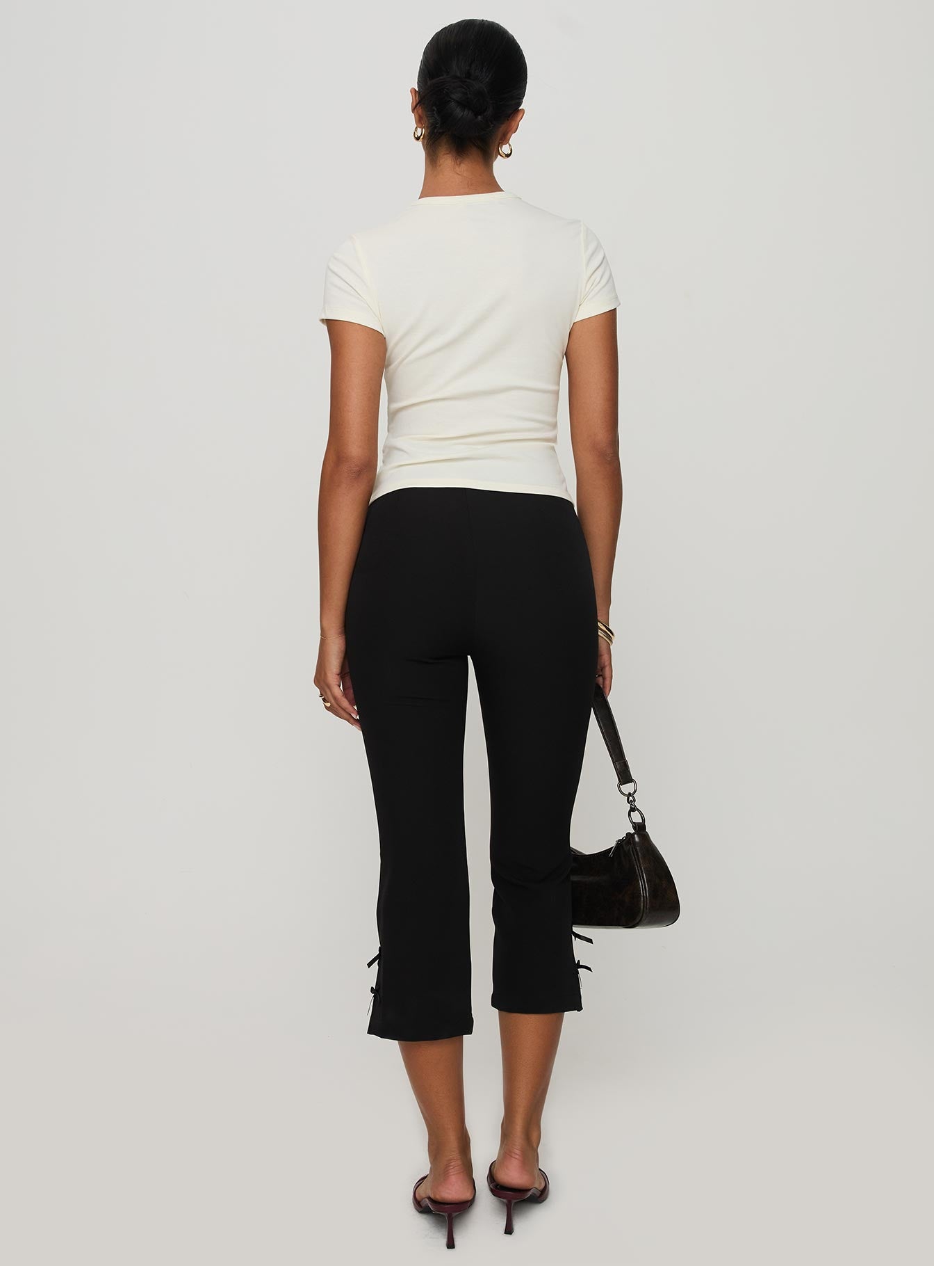 Mignonette Capri Pant Black Clearance Exclusive