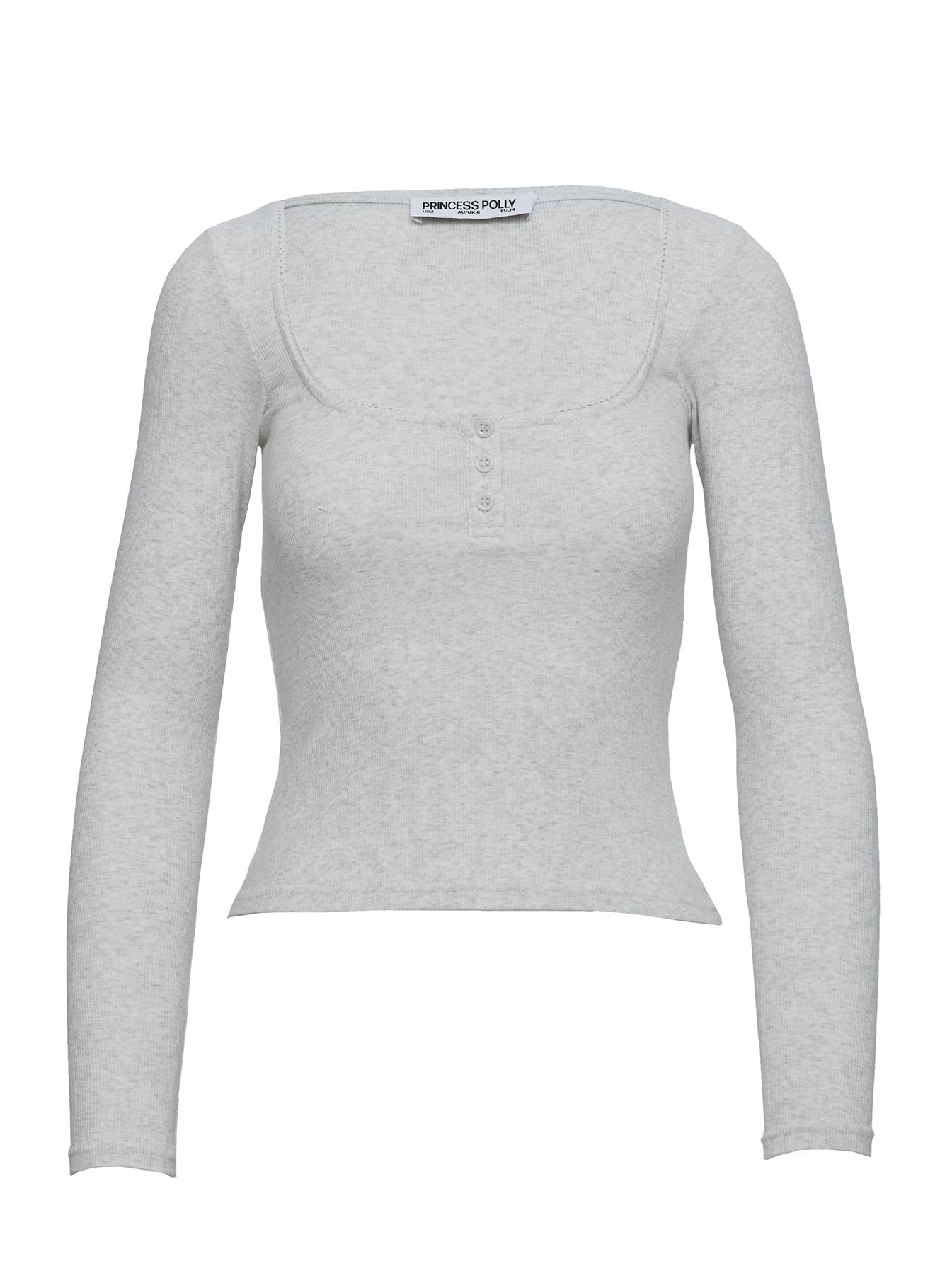 Sleepytea Rib Sleep Long Sleeve Top Grey Buy Cheap Looking For