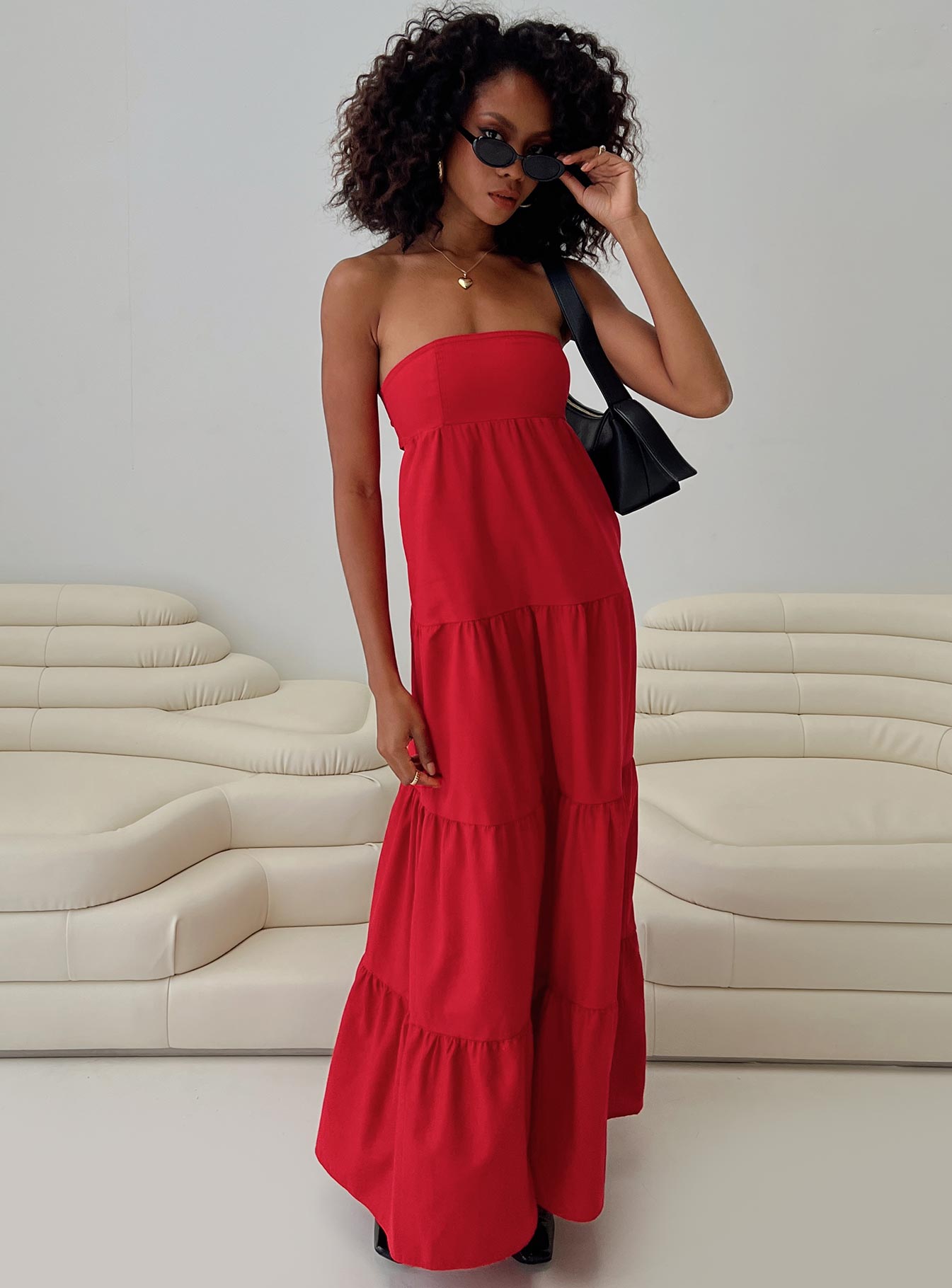 Kazia Maxi Dress Red For Sale Online