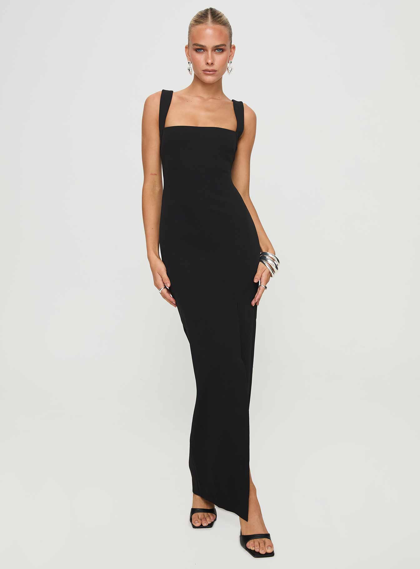 Bombshell Maxi Dress Black Petite Lowest Pice