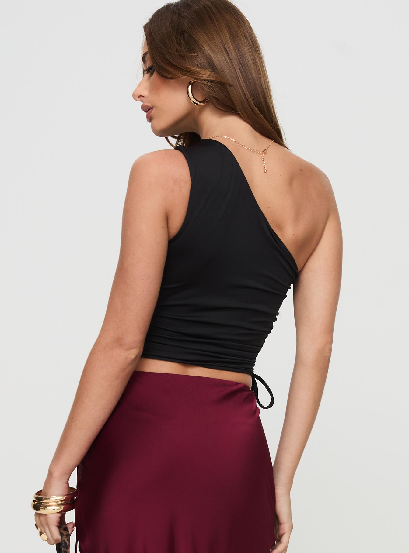 Manifest Me One Shoulder Top Black Manchester For Sale