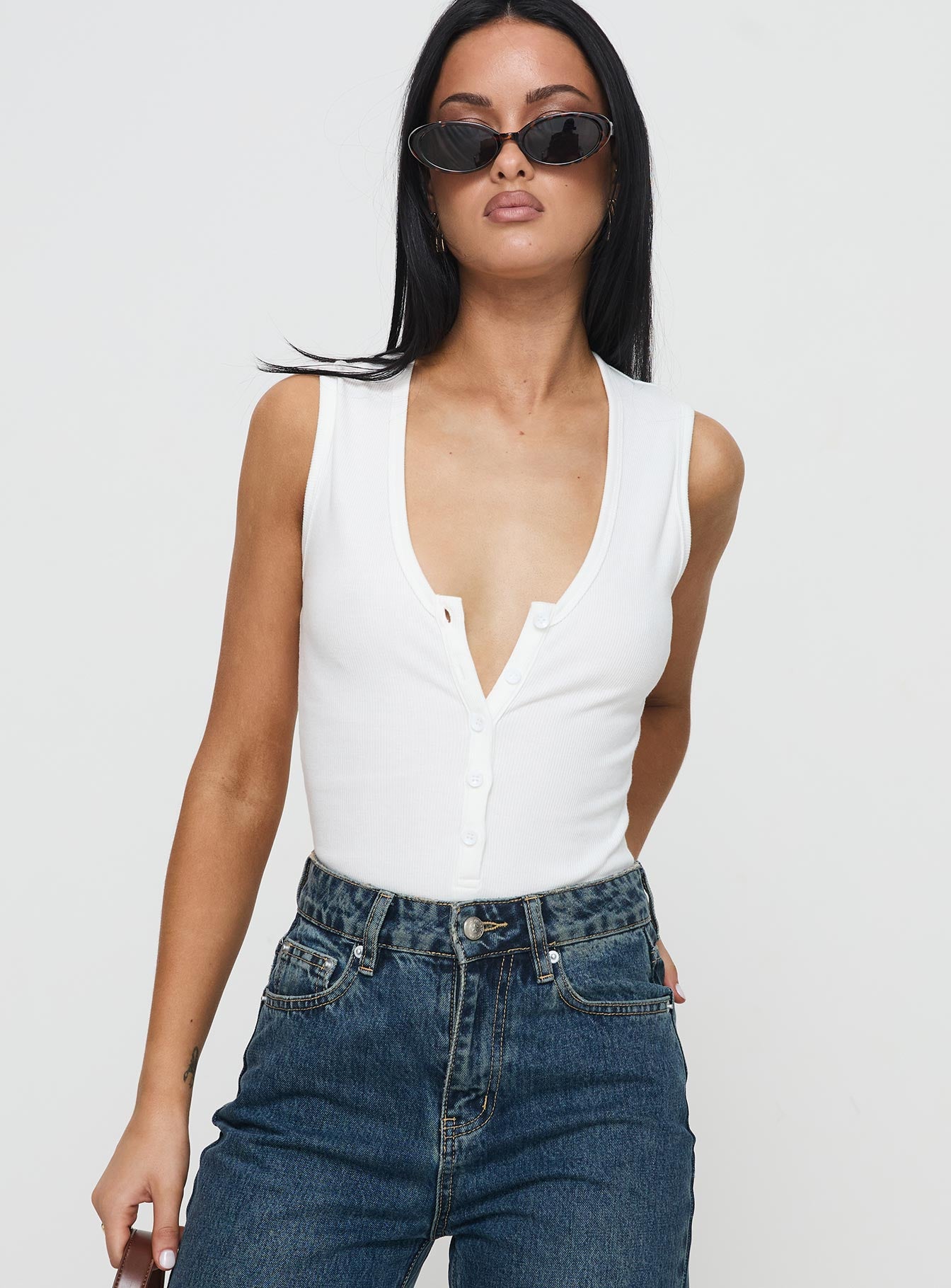 Avahlee Bodysuit White Cheap Sale Now