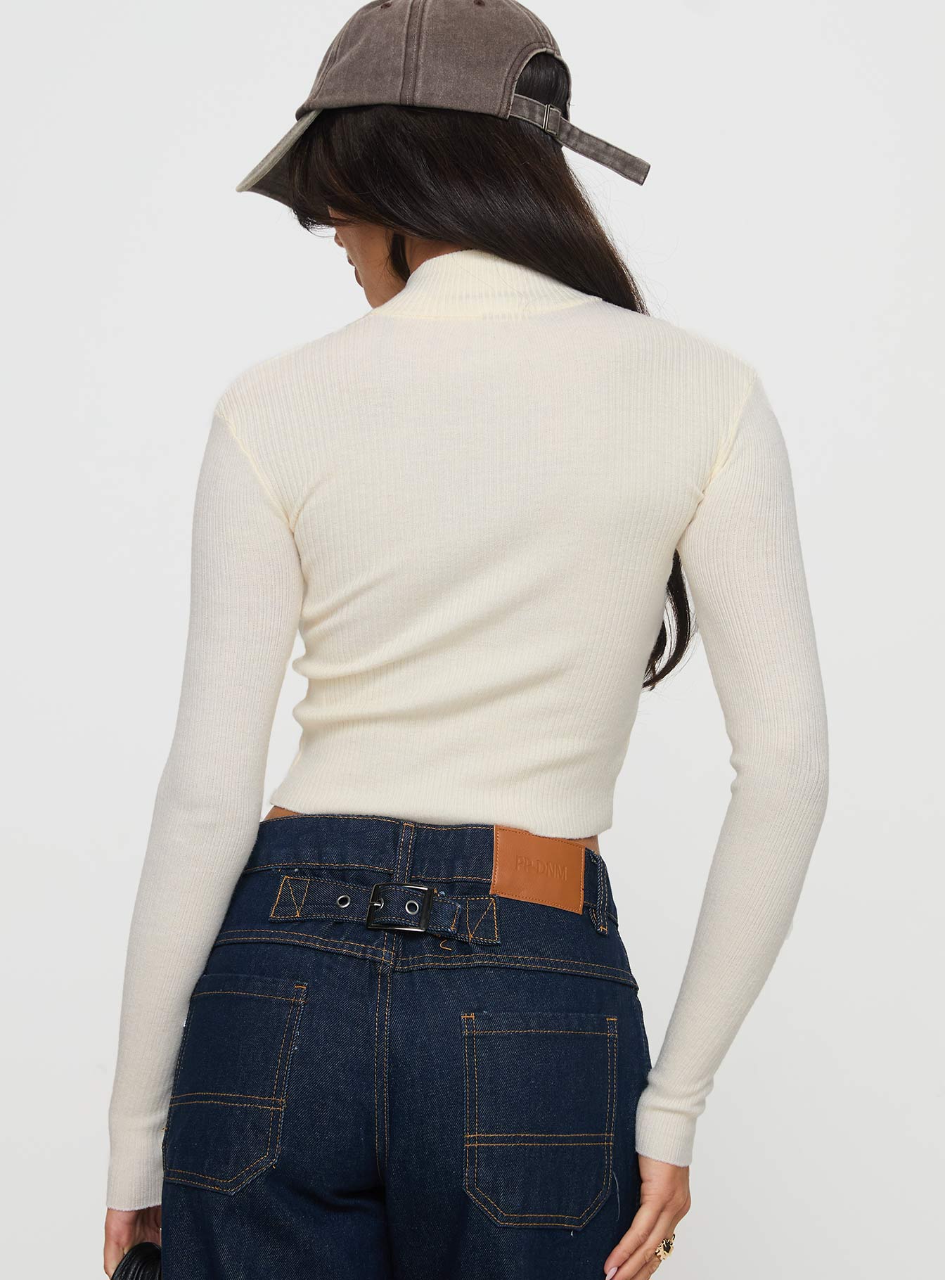 Slow It Down Long Sleeve Top Cream Cheap Sale Store
