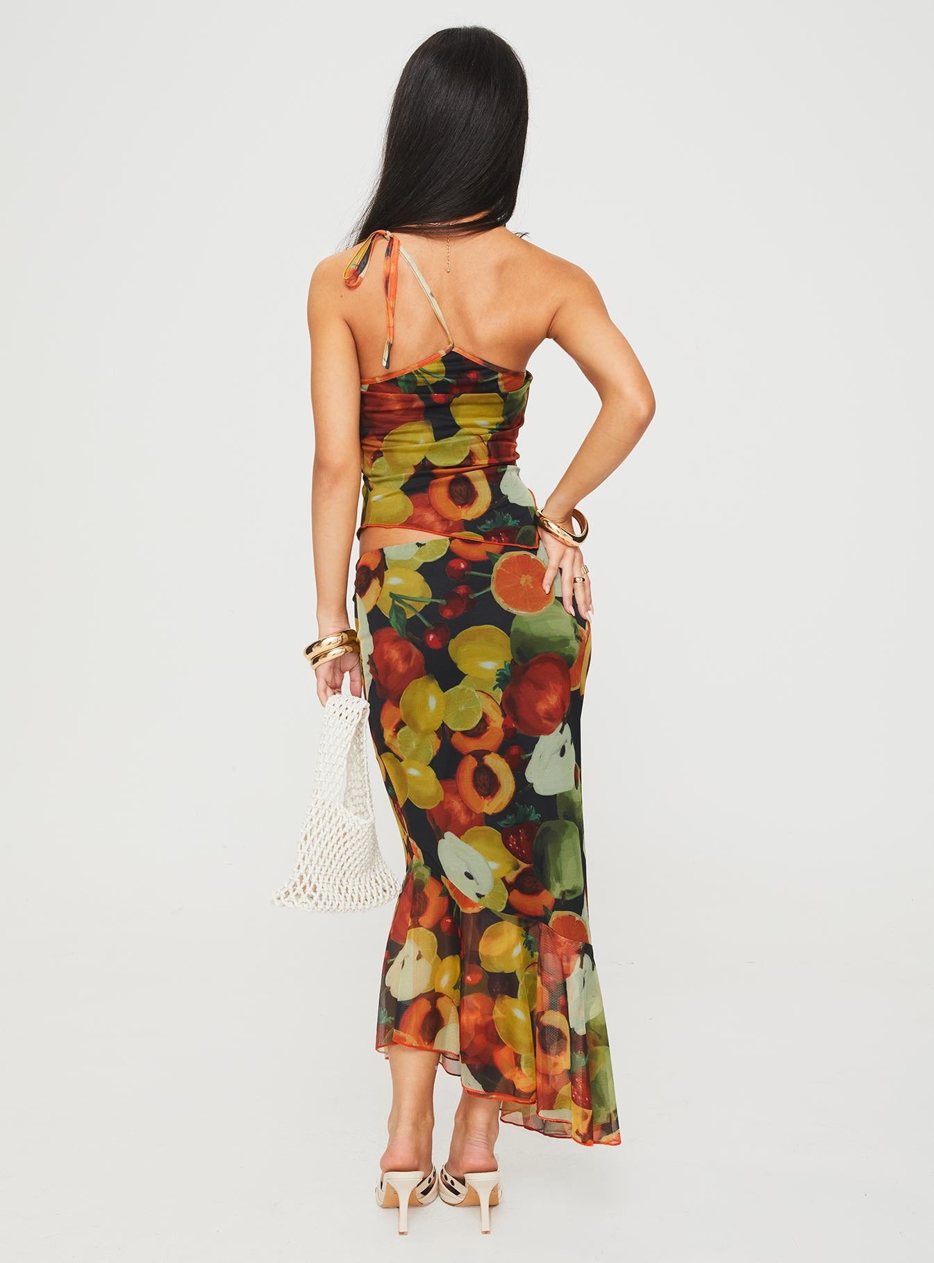 Taila Maxi Skirt Multi Sale Real