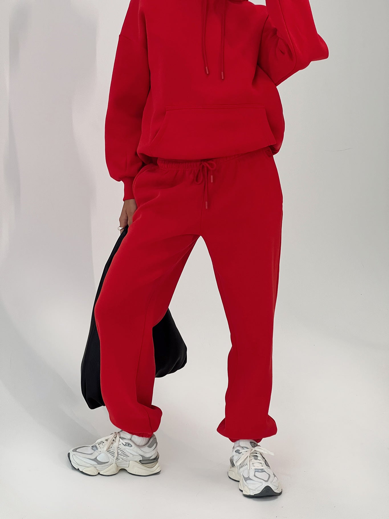 Dream Fleece Ankle Cuff Sweatpants Red Stockist Online