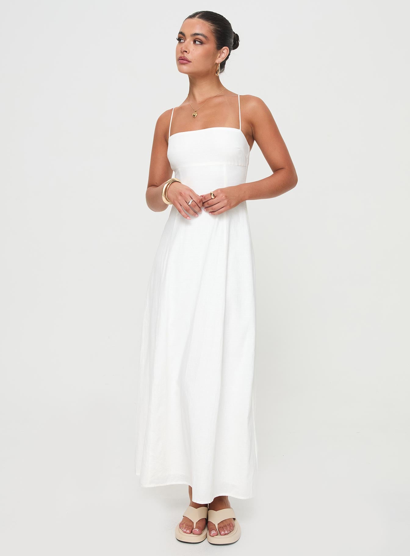 Brightwell Maxi Dress White Free Shipping Genuine