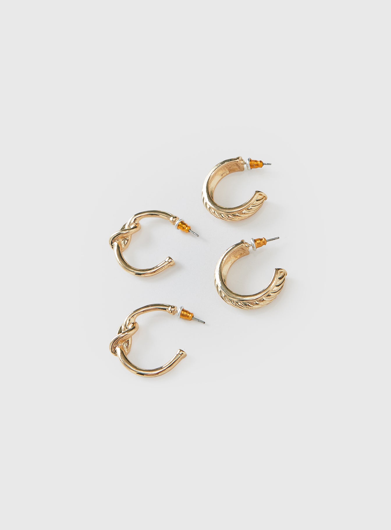 Moonshine Earring Set Gold Cheap Sale Fashionable