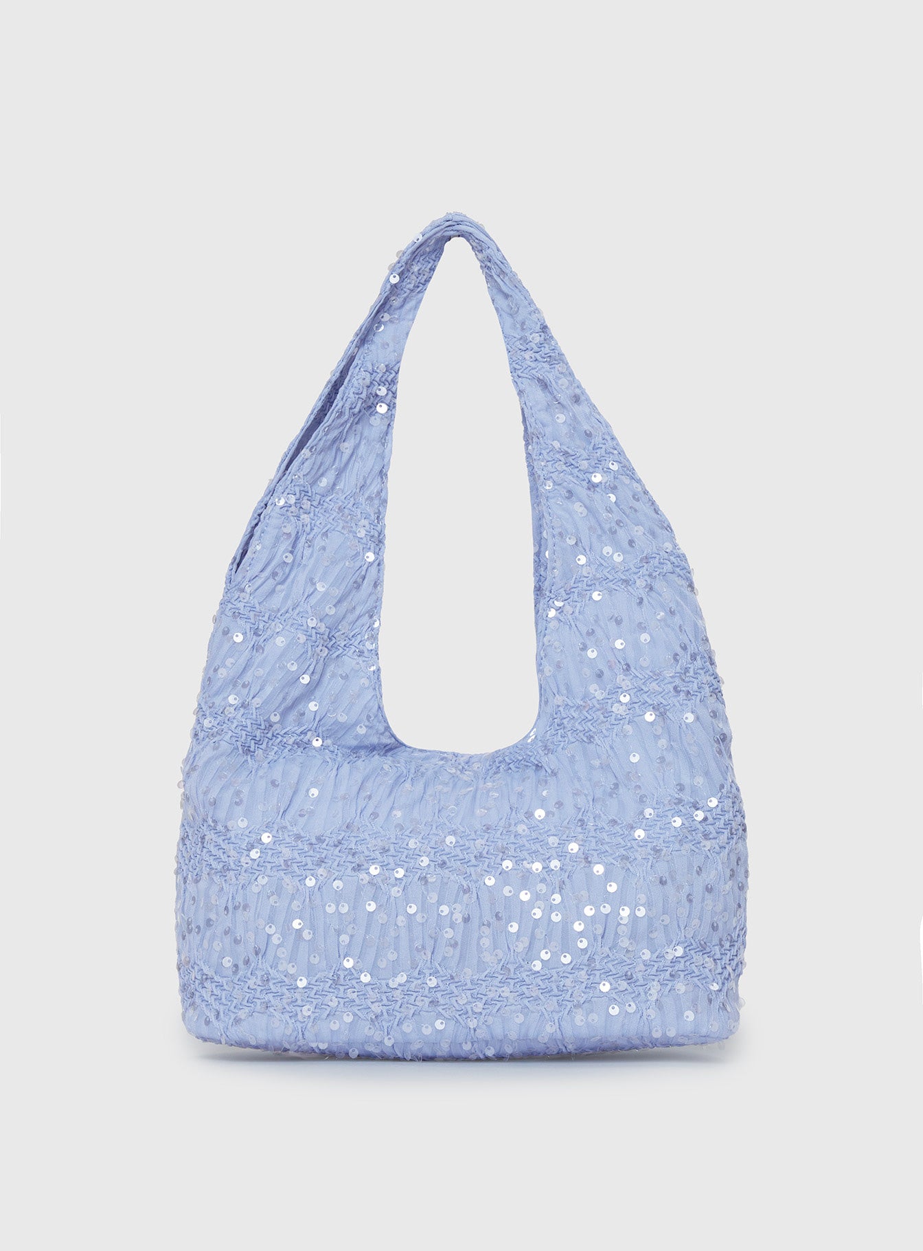 Baby Honey Sequin Shoulder Bag Blue Marketable Online