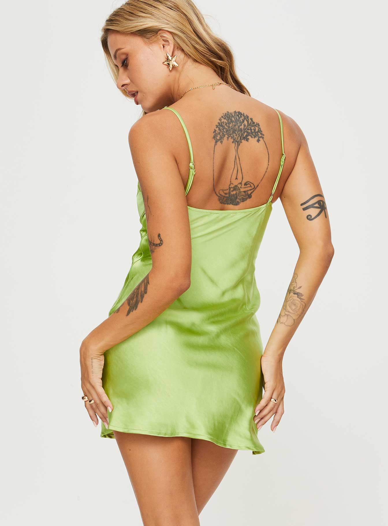 Merinda Mini Dress Green Extremely Cheap Pice