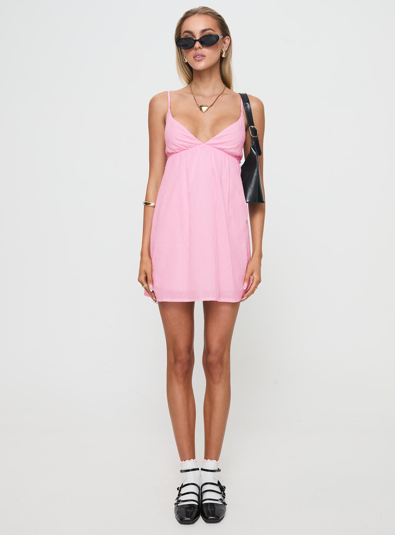 Koko Mini Dress Pink Cheap Sale 2025