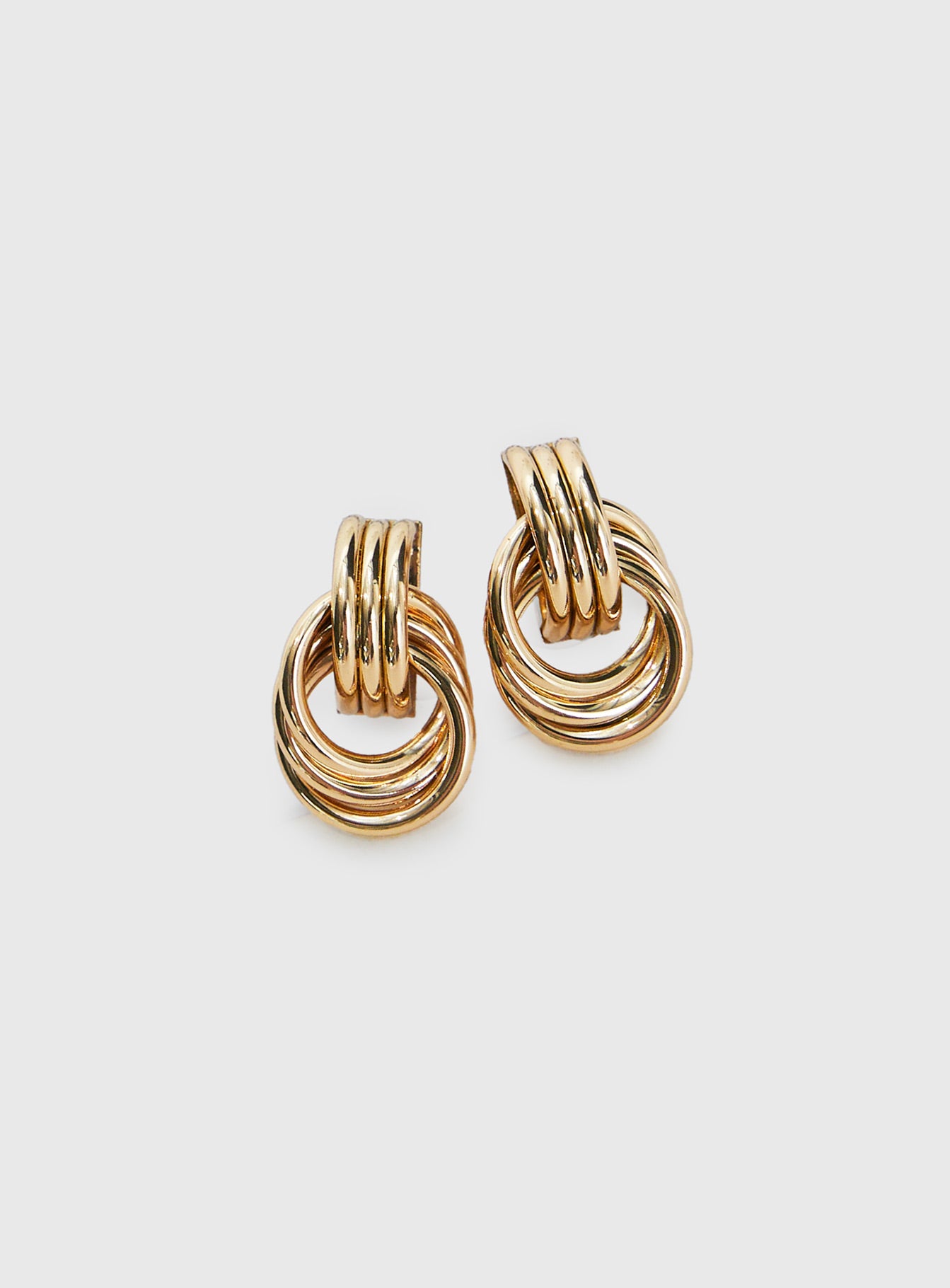 Trishy Linked Earrings Gold Find Great Online